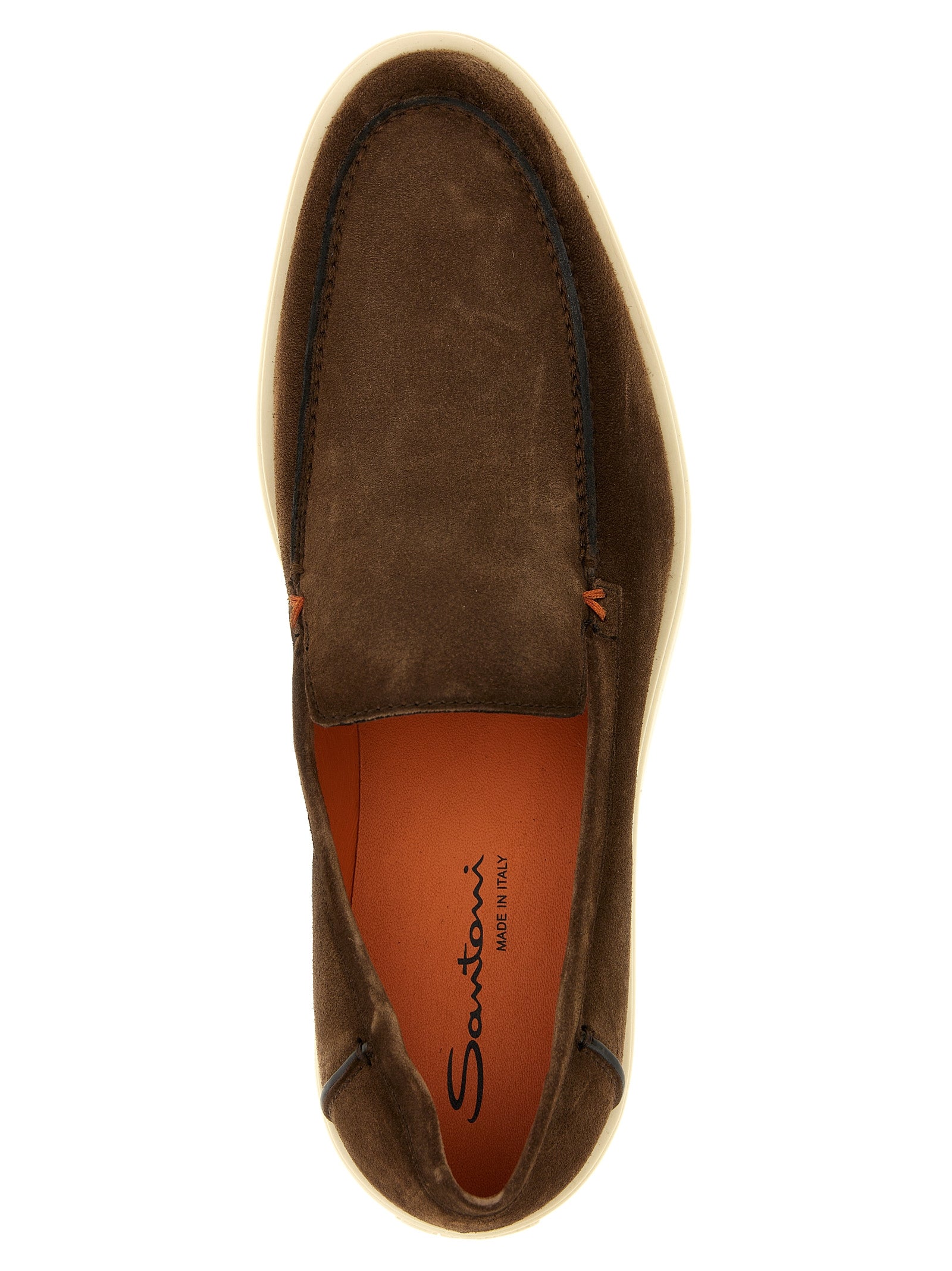 Santoni Suede Loafers