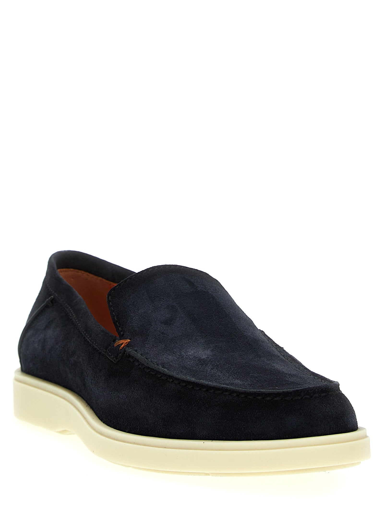 Santoni Suede Loafers