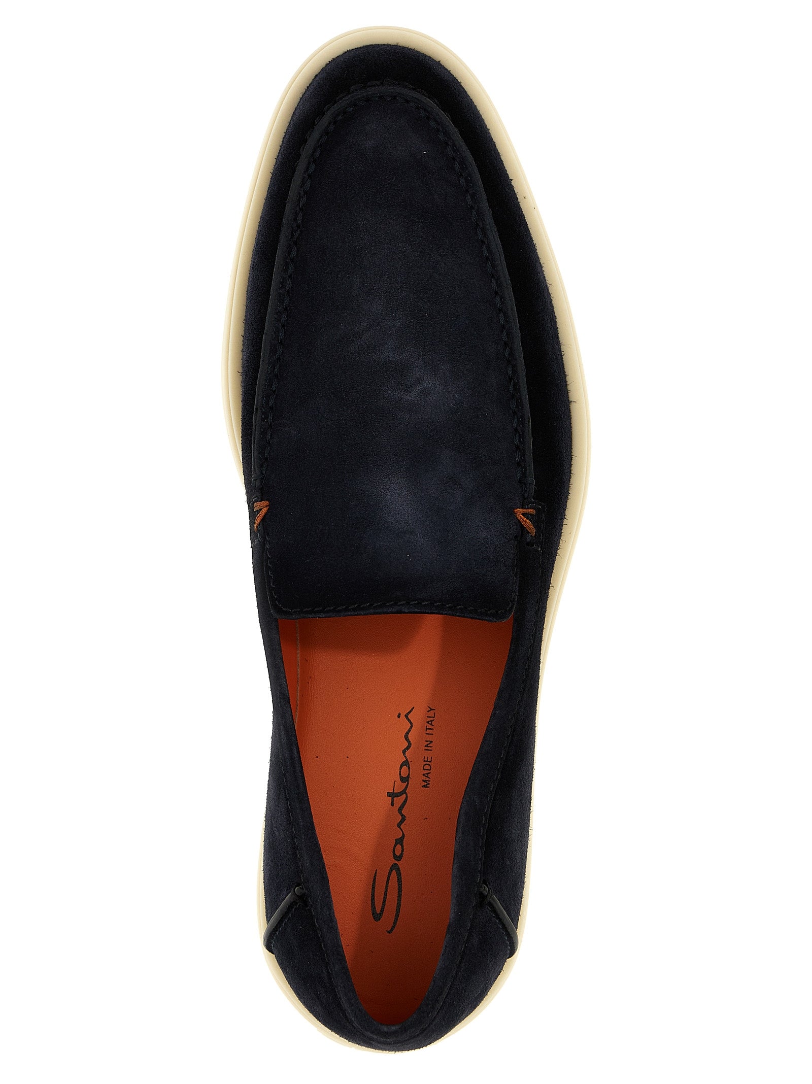 Santoni Suede Loafers