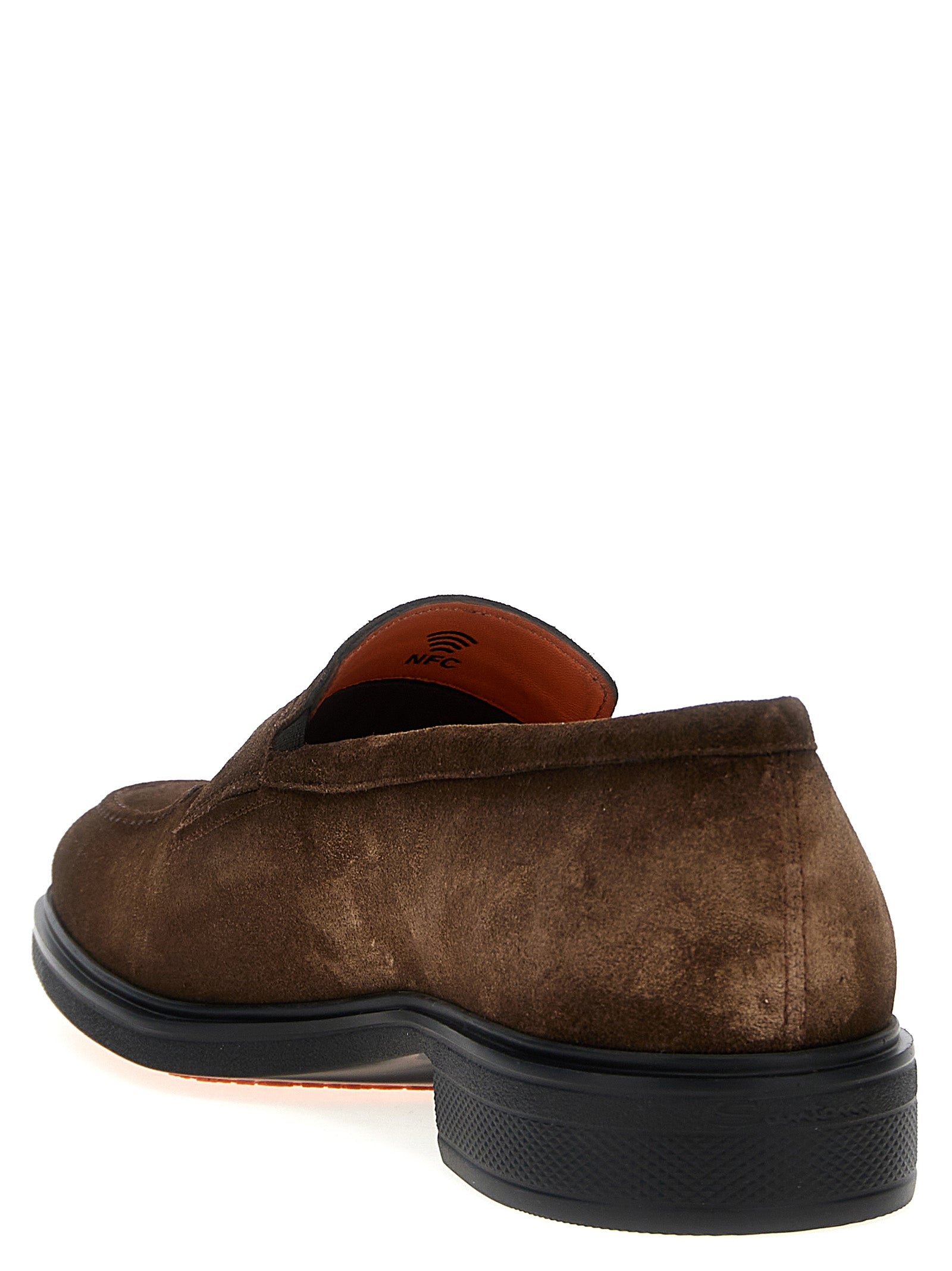 Santoni Suede Loafers