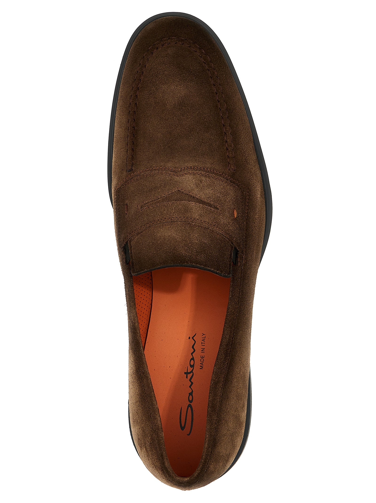 Santoni Suede Loafers