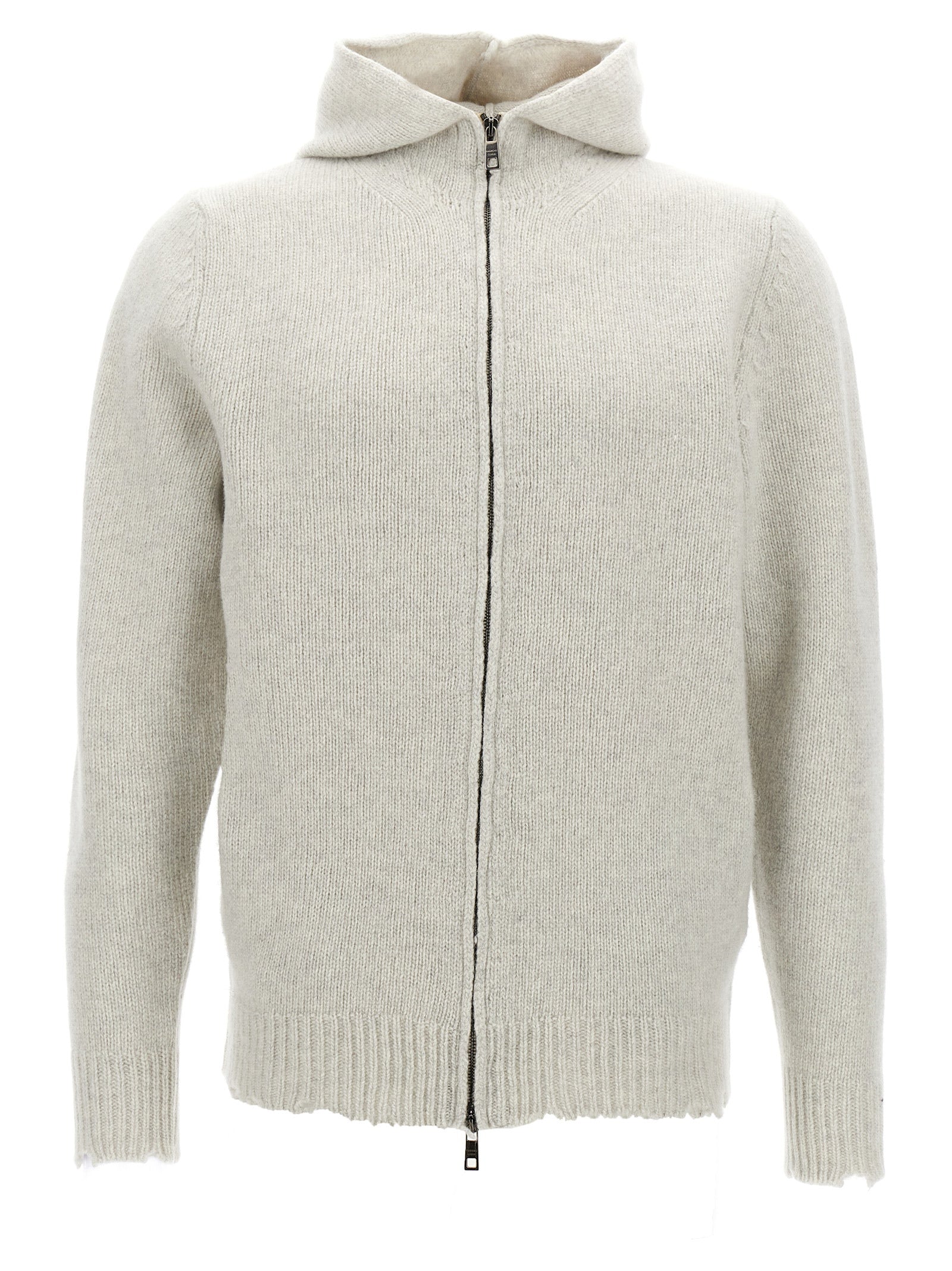 Giorgio Brato Destroyed Hooded Cardigan