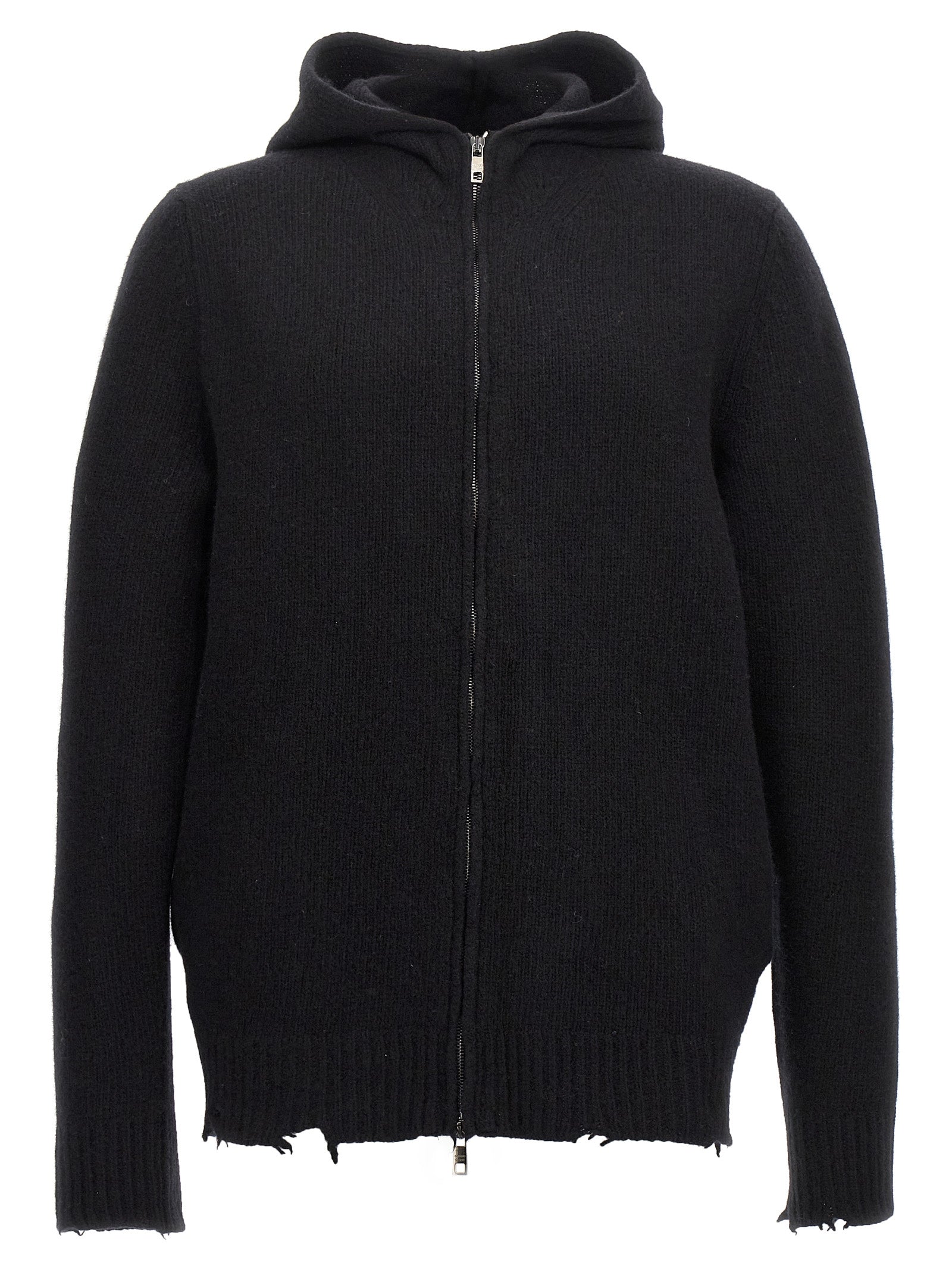 Giorgio Brato Destroyed Hooded Cardigan