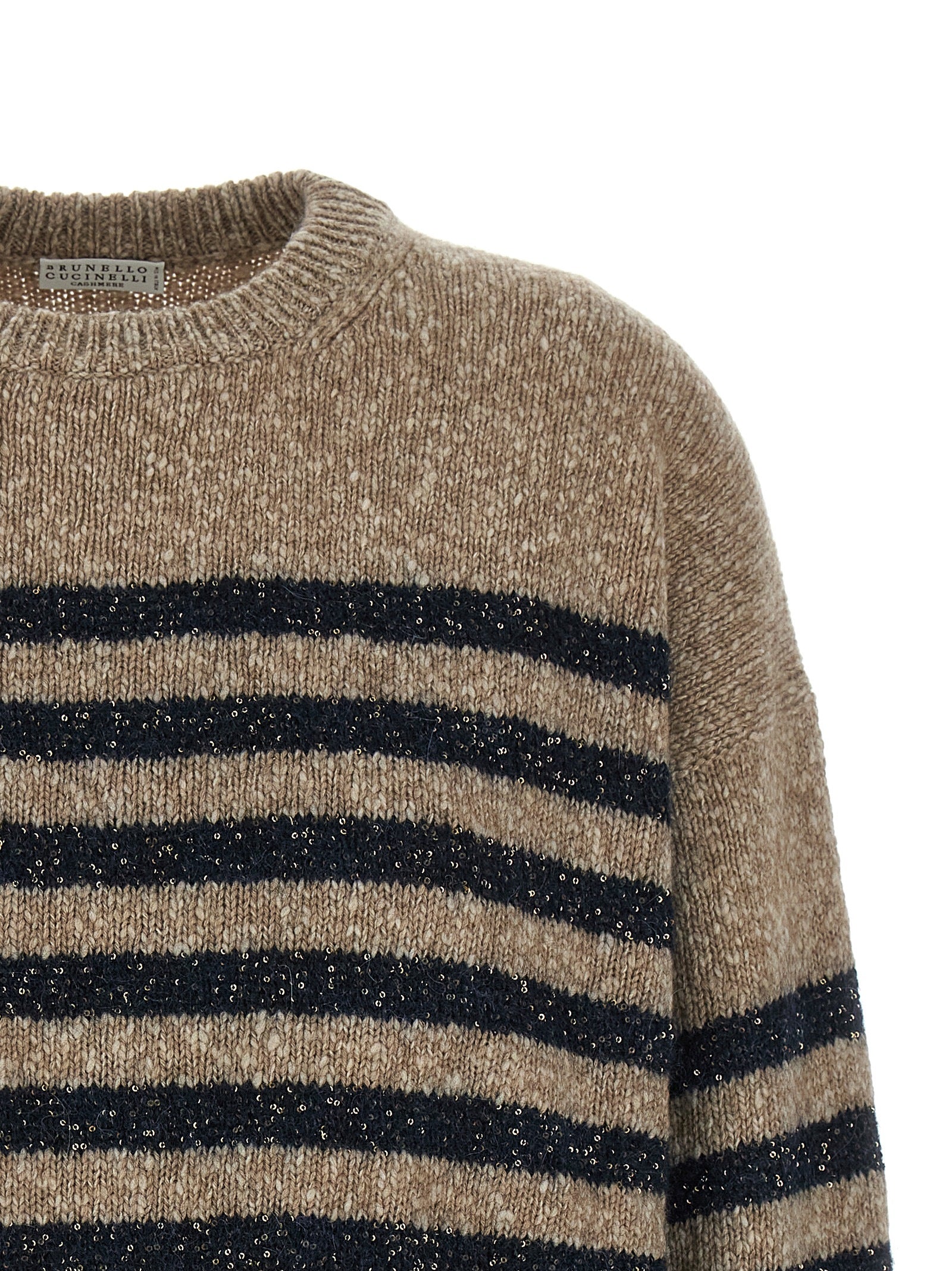 Brunello Cucinelli 'Dazzling Stripes' Sweater