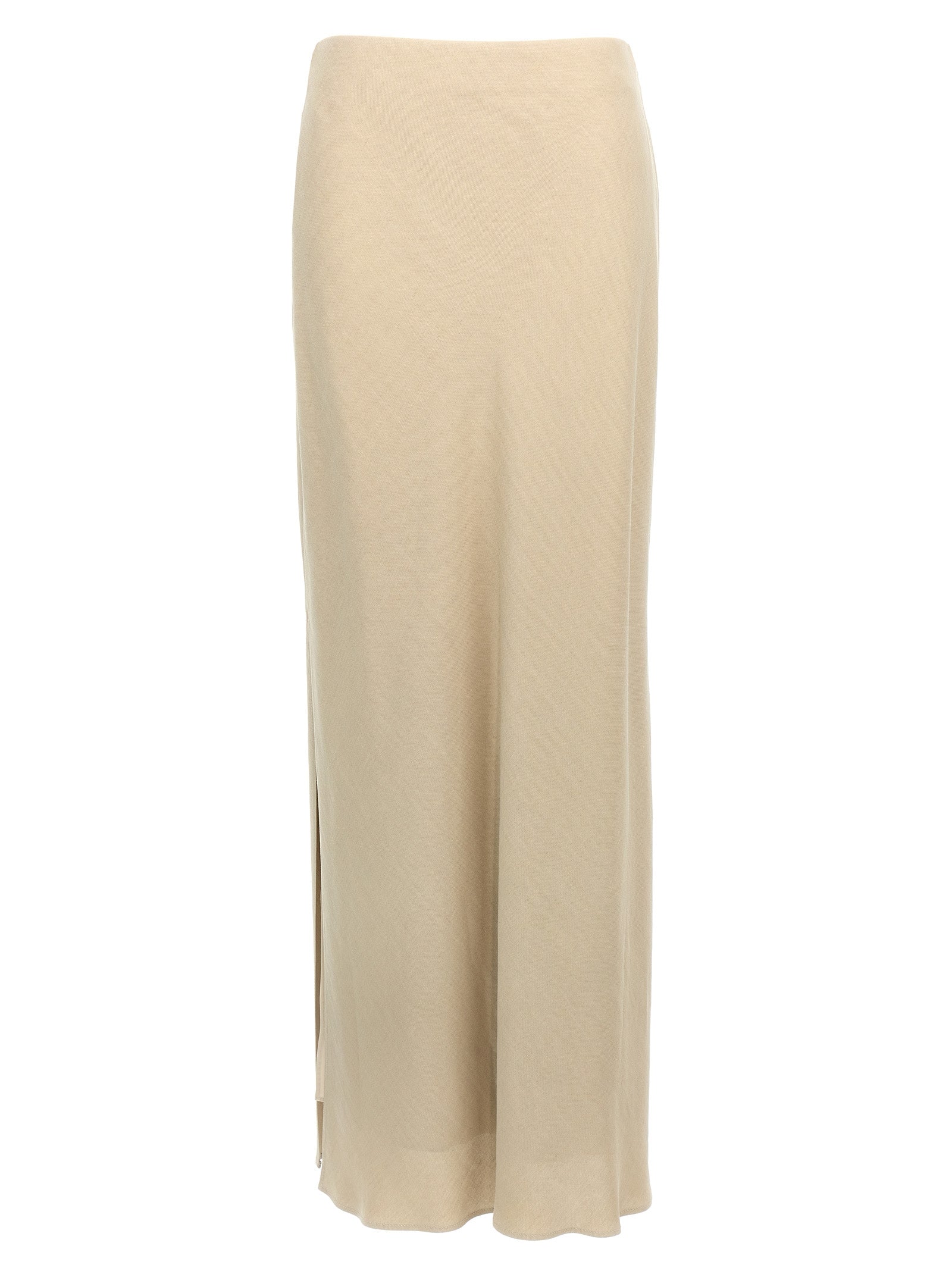 Brunello Cucinelli Slit Skirt