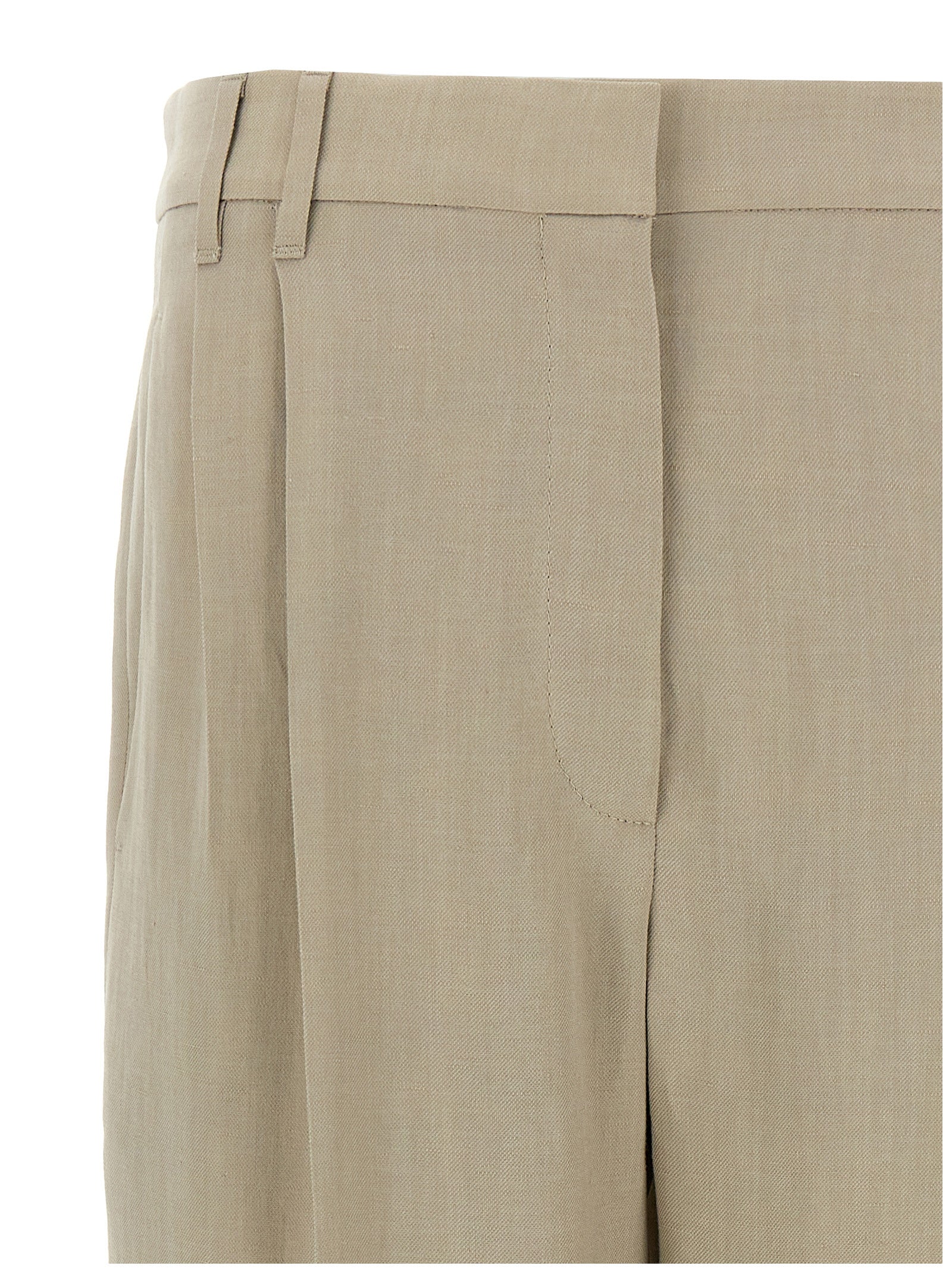 Brunello Cucinelli Linen Trousers