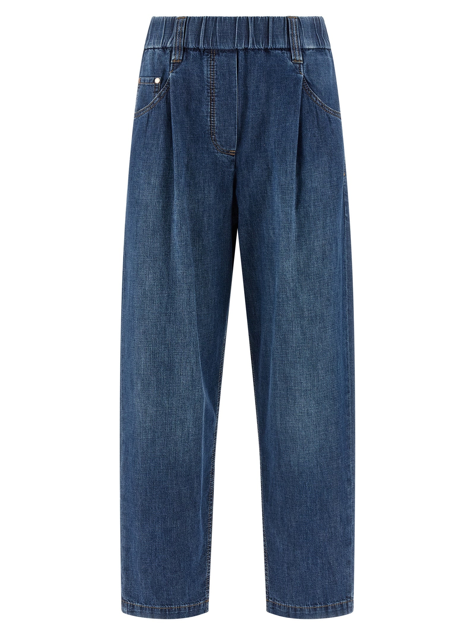 Brunello Cucinelli Pull-Up Jeans