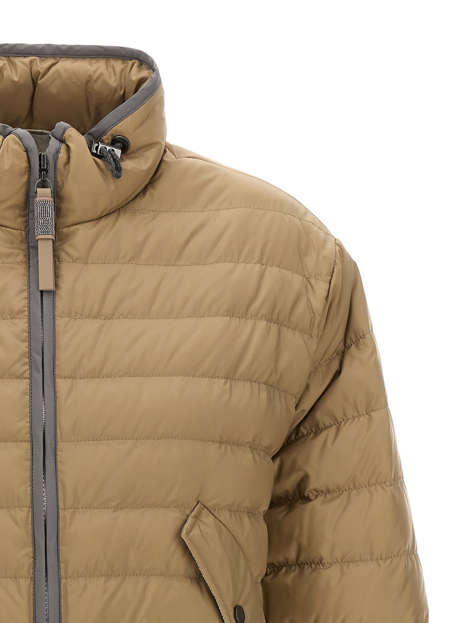 Brunello Cucinelli Monile Detail Down Jacket