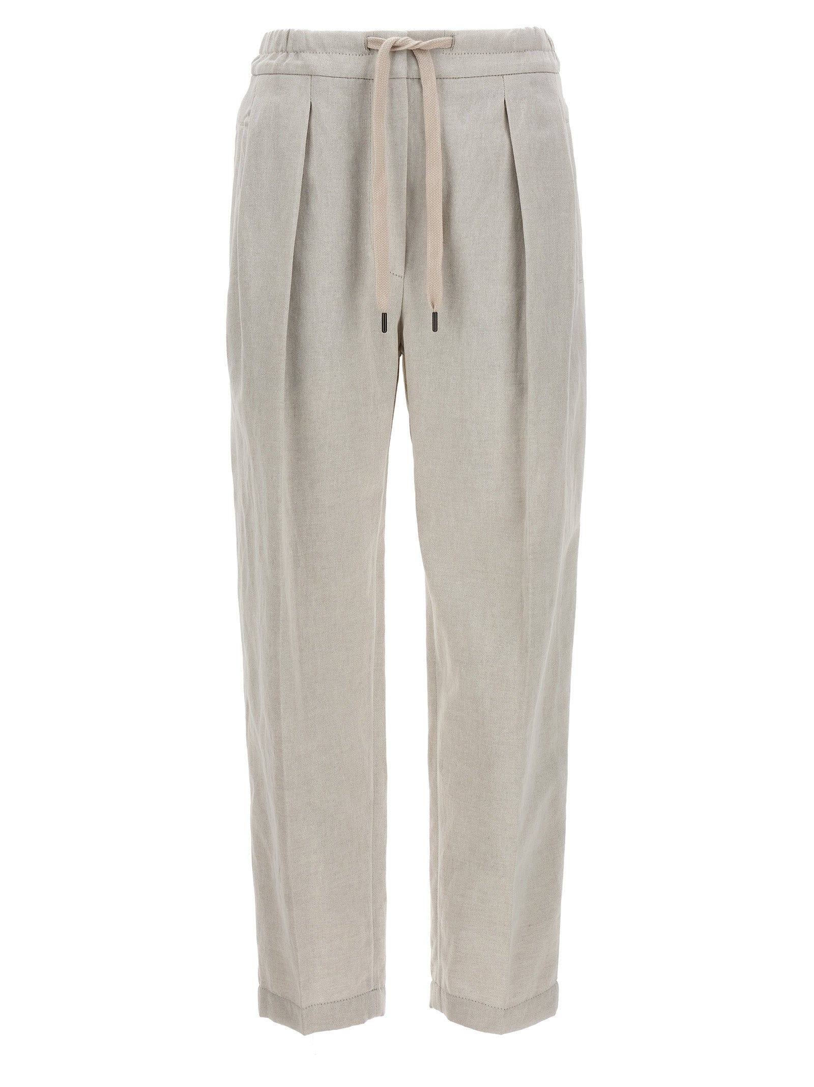 Brunello Cucinelli Linen Cotton Trousers