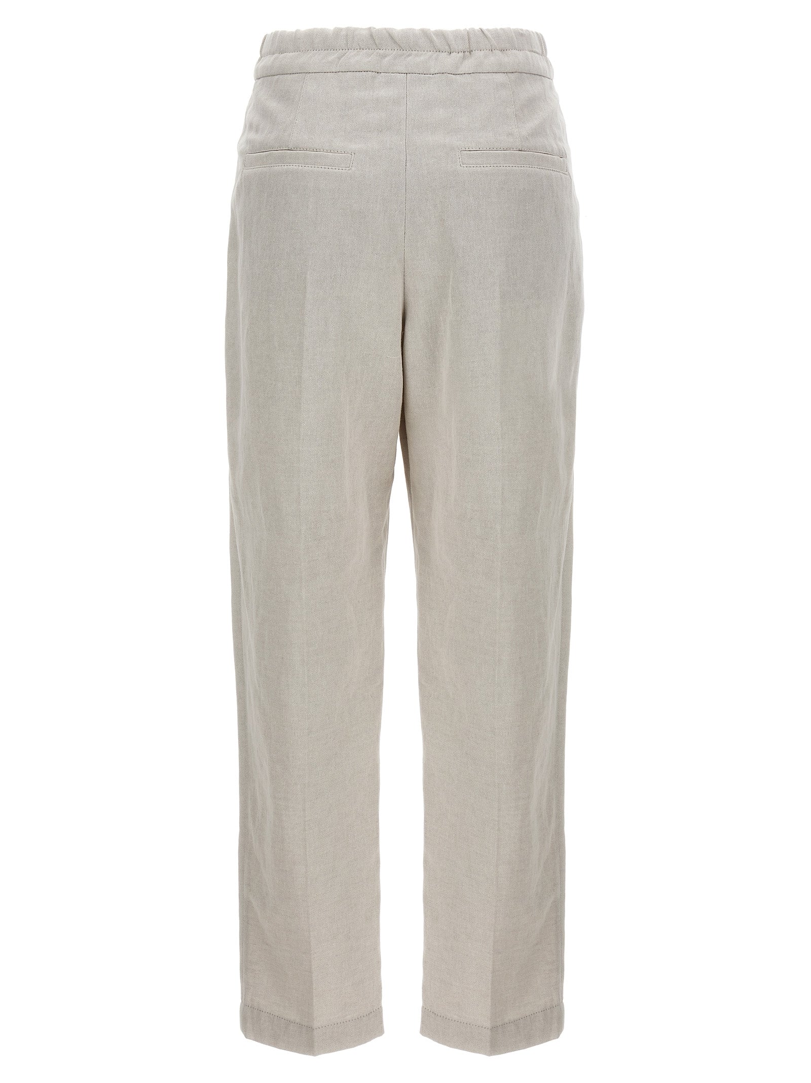 Brunello Cucinelli Linen Cotton Trousers