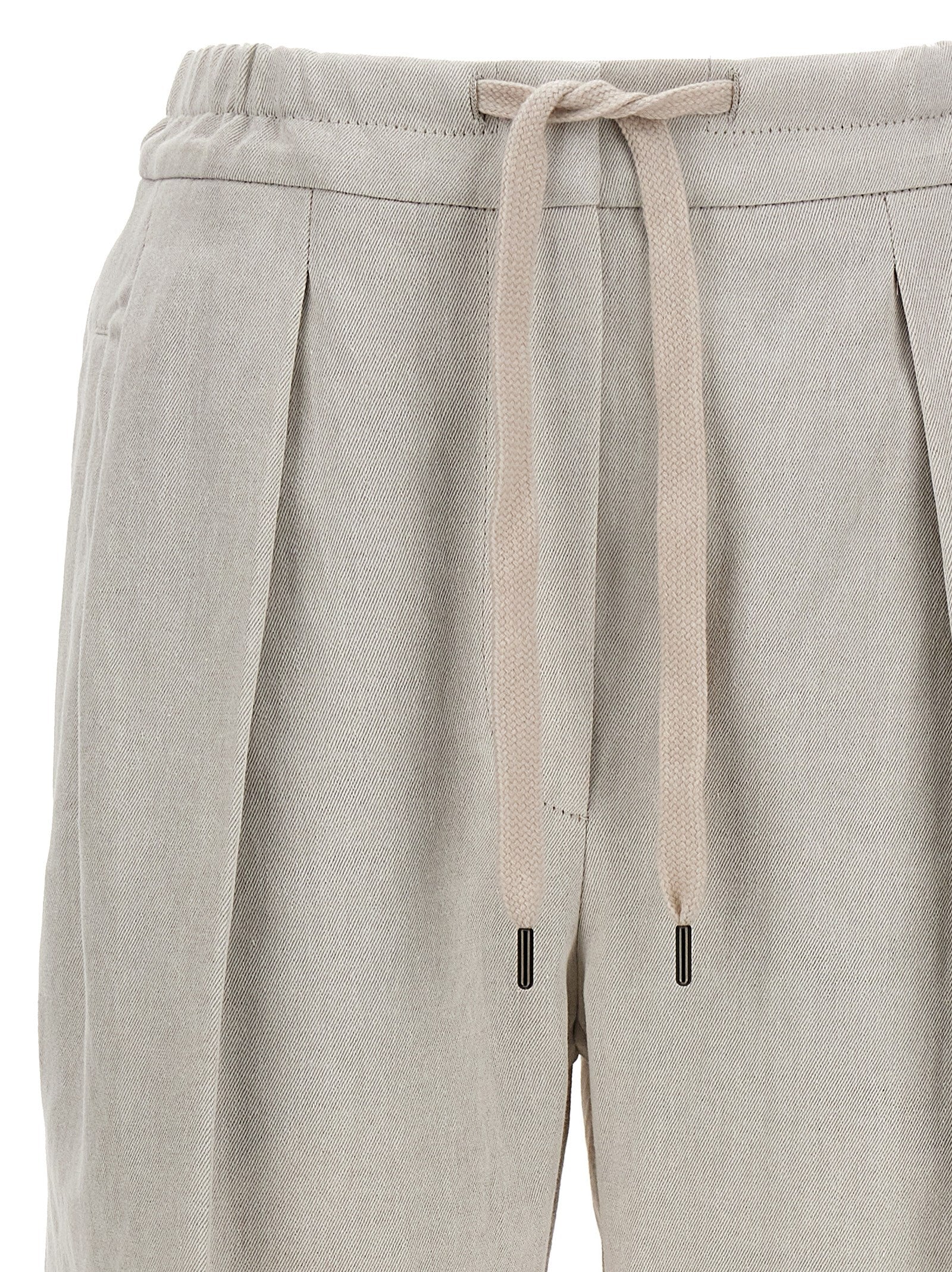 Brunello Cucinelli Linen Cotton Trousers