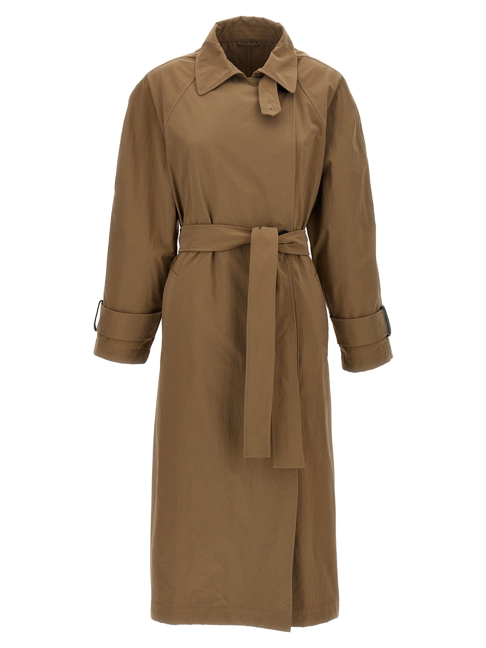 Brunello Cucinelli Techno Canvas Trench Coat