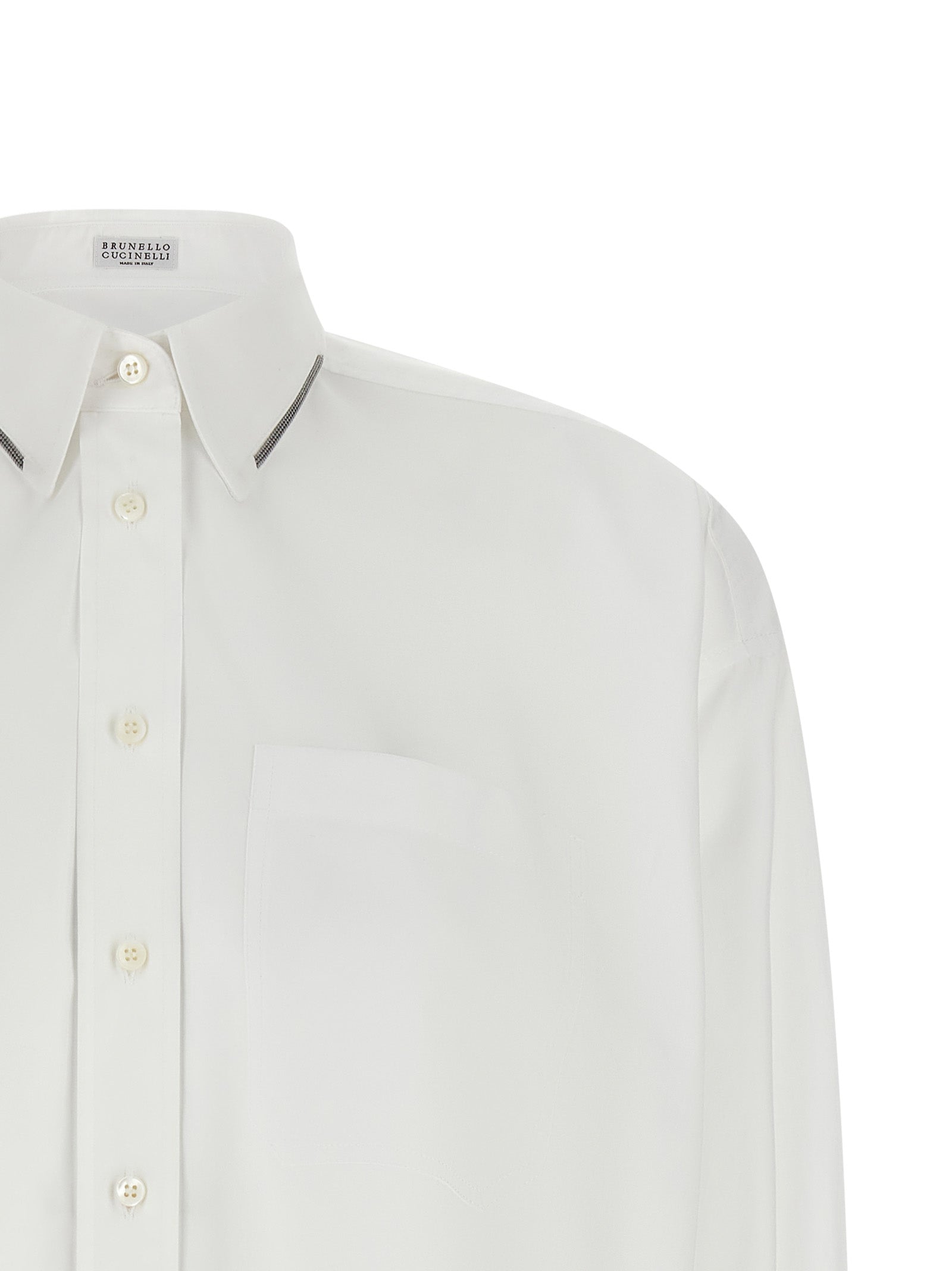 Brunello Cucinelli 'Shiny Trim' Shirt