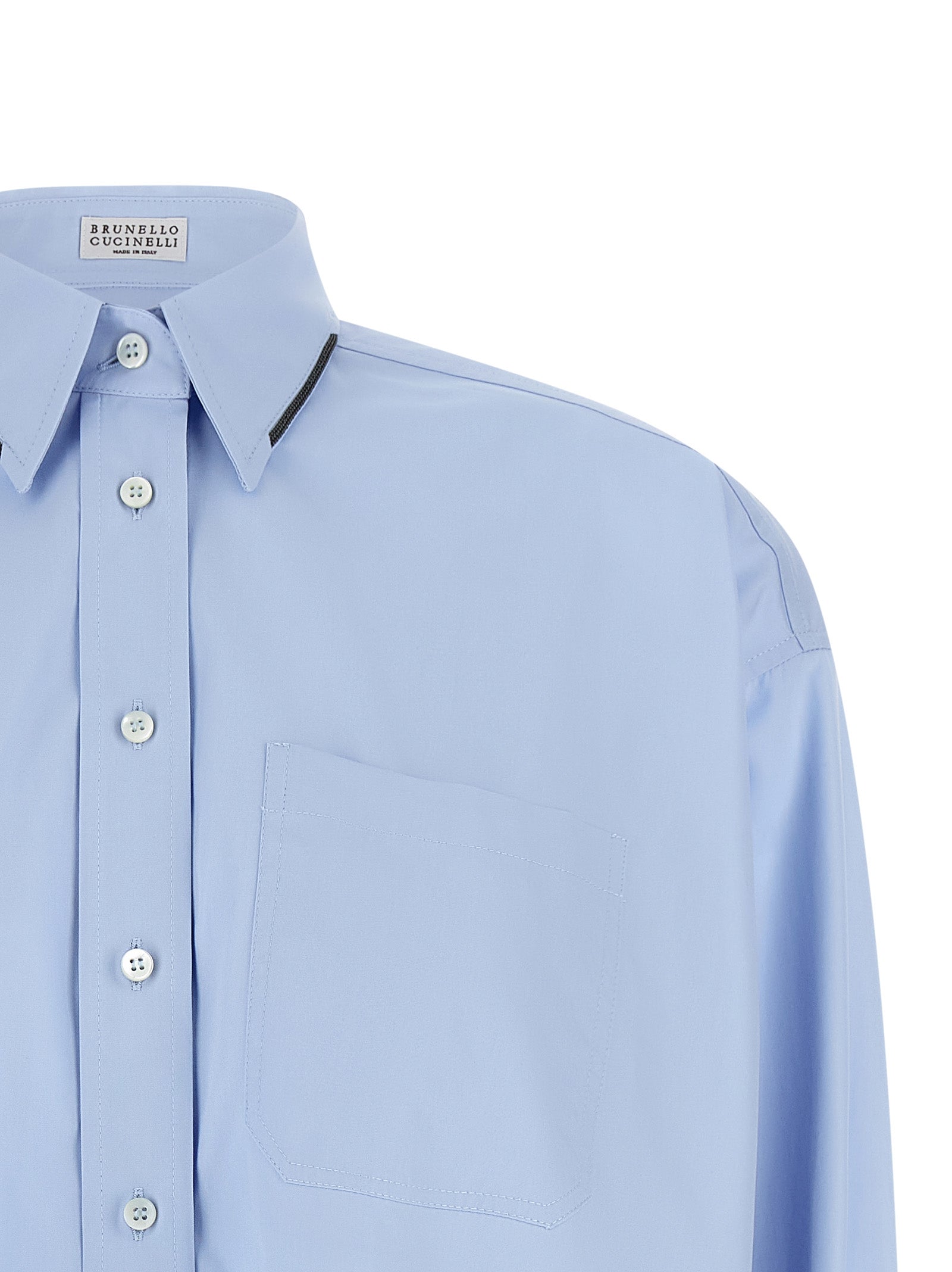 Brunello Cucinelli 'Shiny Trim' Shirt