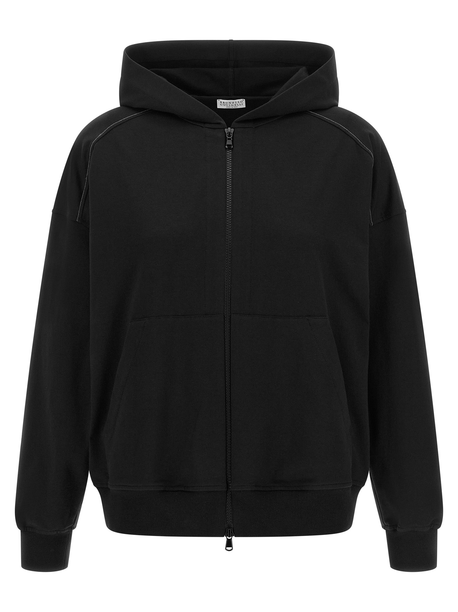 Brunello Cucinelli 'Shiny Trims' Hoodie
