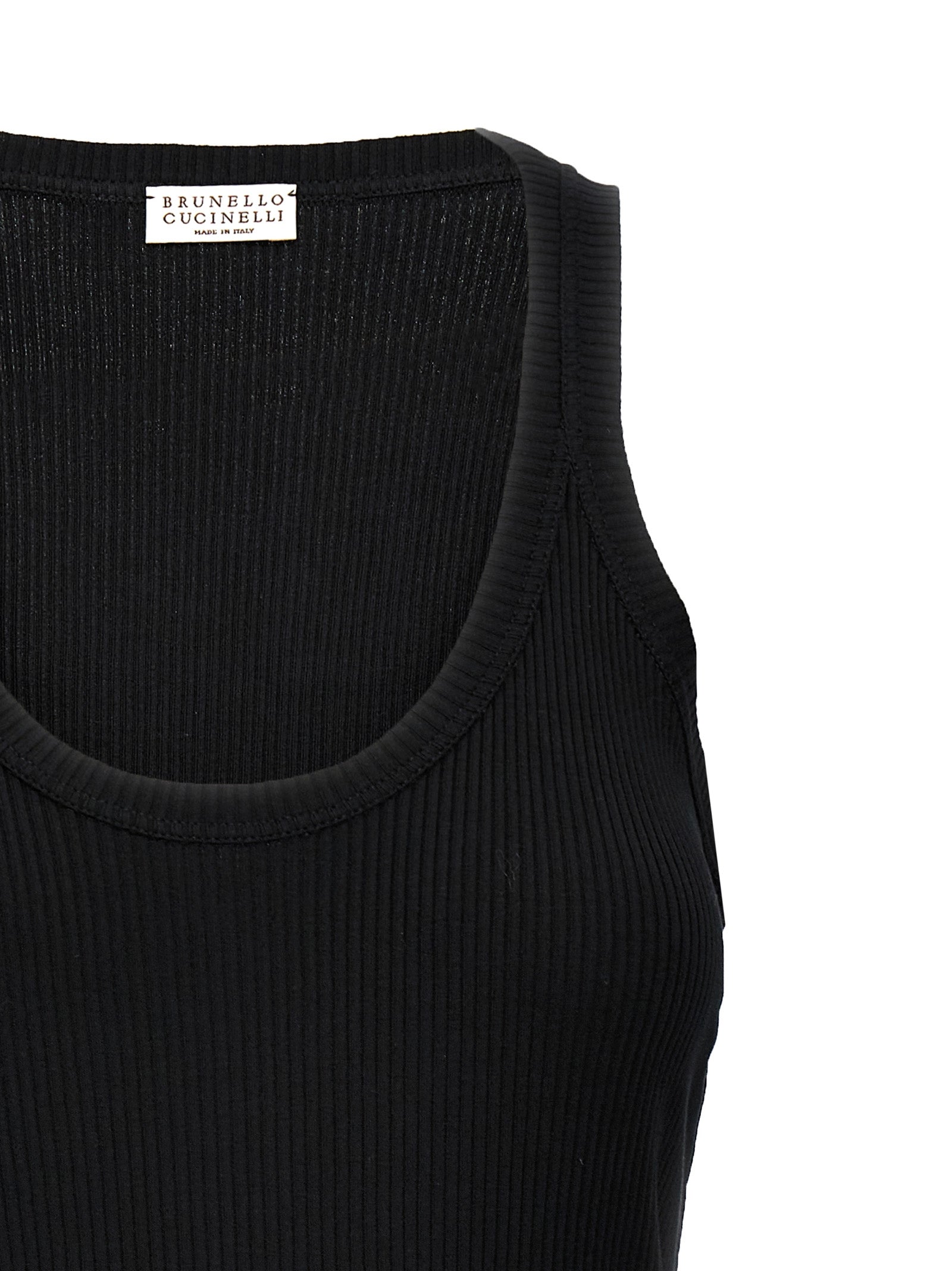 Brunello Cucinelli Ribbed Tank Top