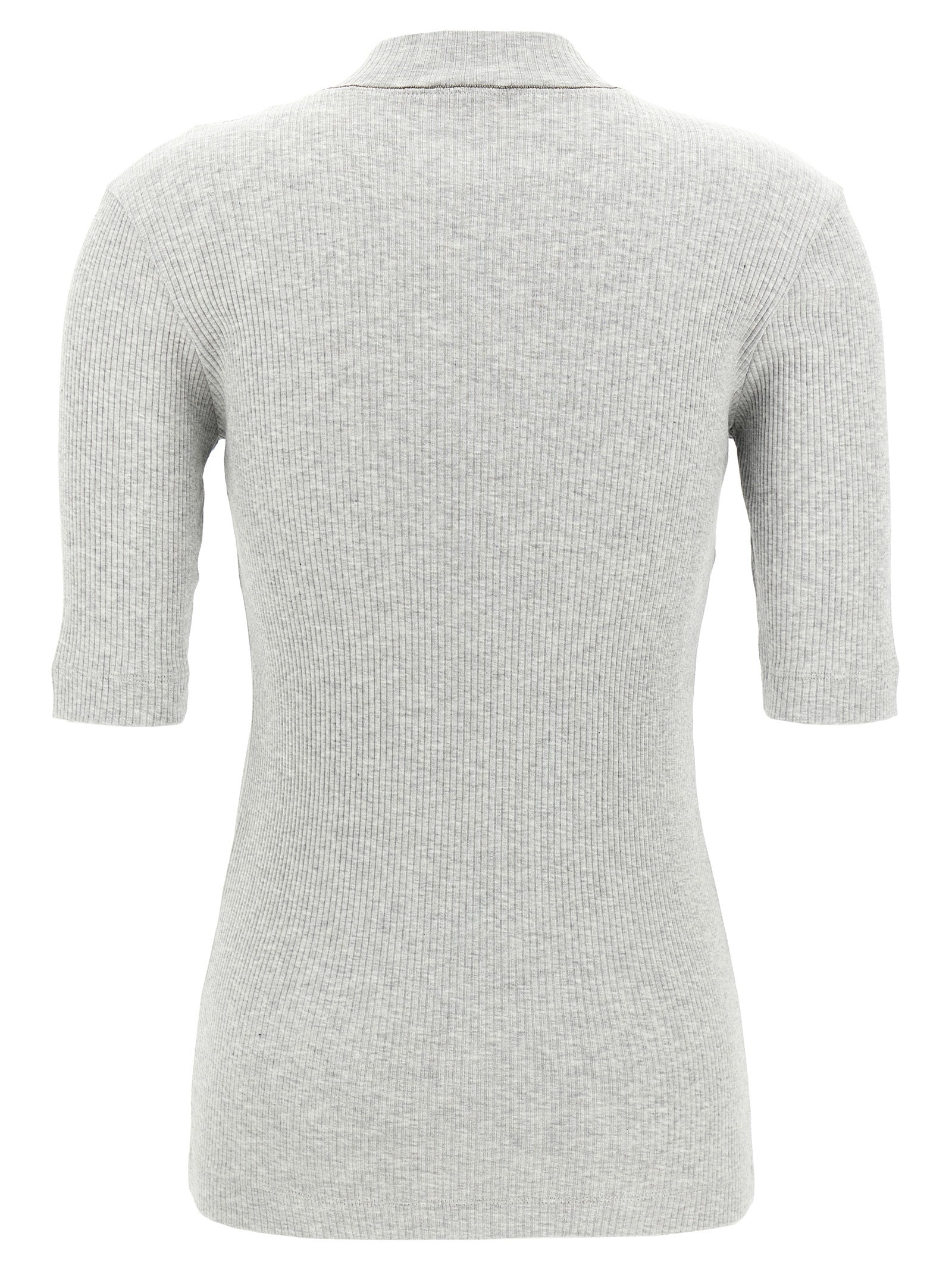 Brunello Cucinelli Ribbed T-Shirt