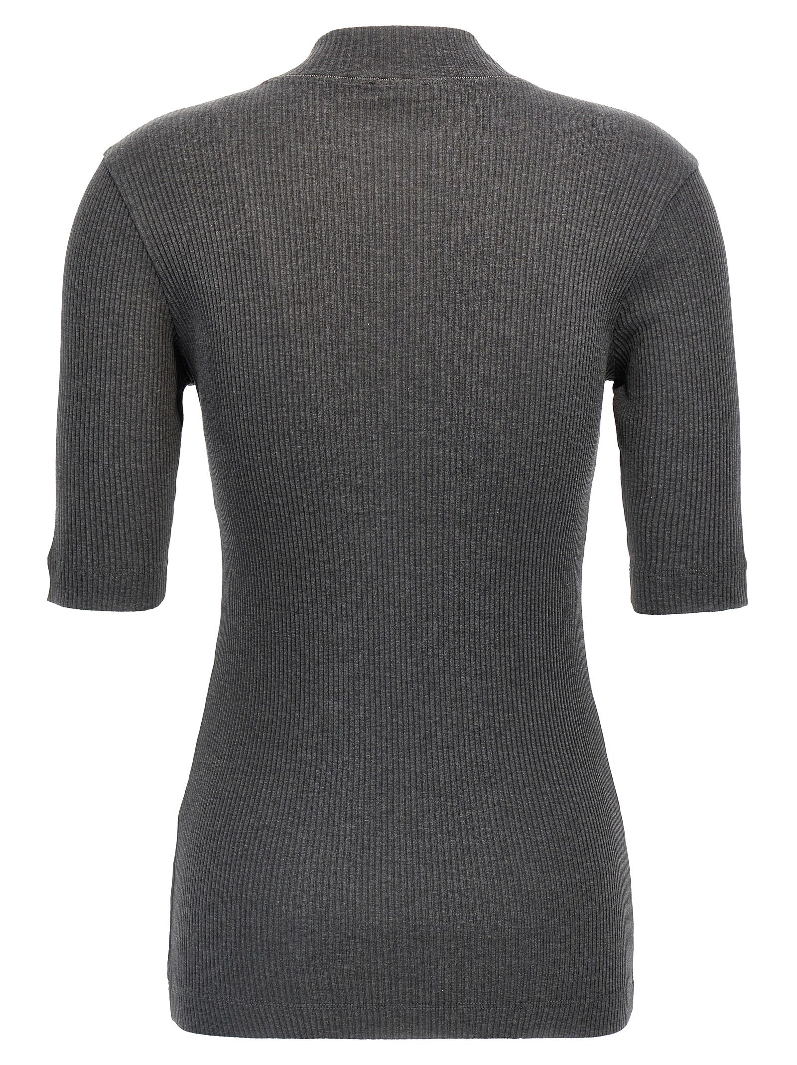 Brunello Cucinelli Ribbed T-Shirt