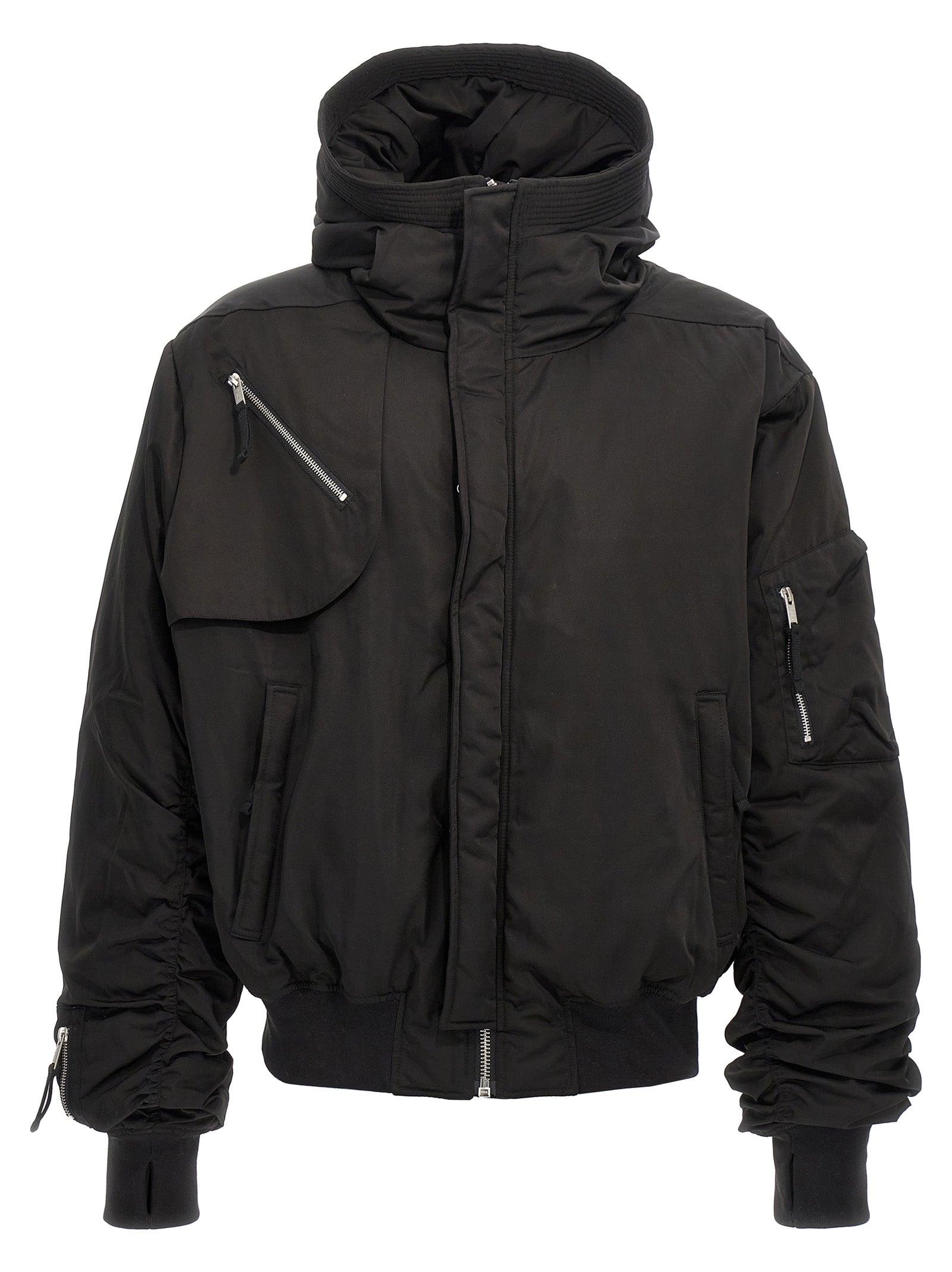 Thom Krom Hooded Bomber Jacket