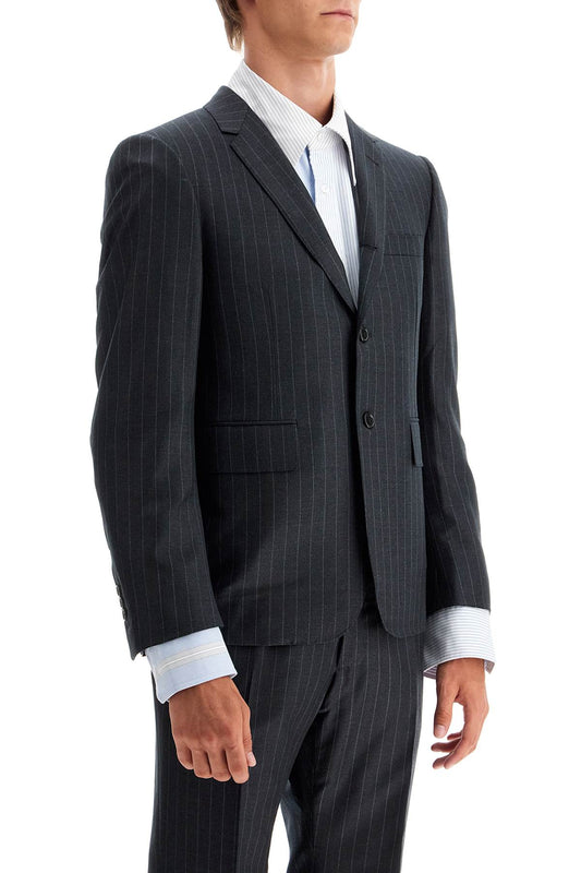 Thom Browne Woolen Pinstripe Grey