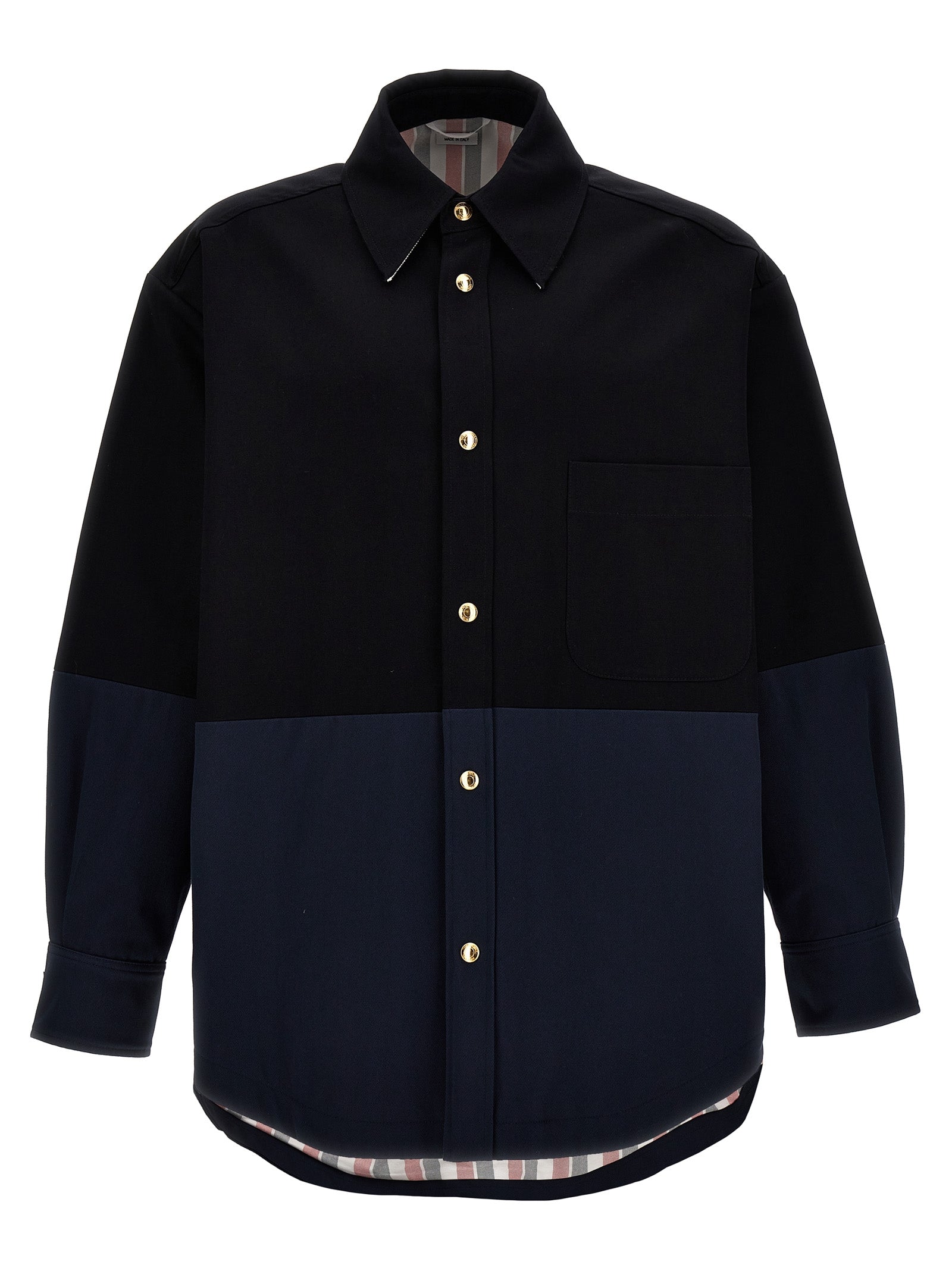 Thom Browne 'Combo Snap' Overshirt