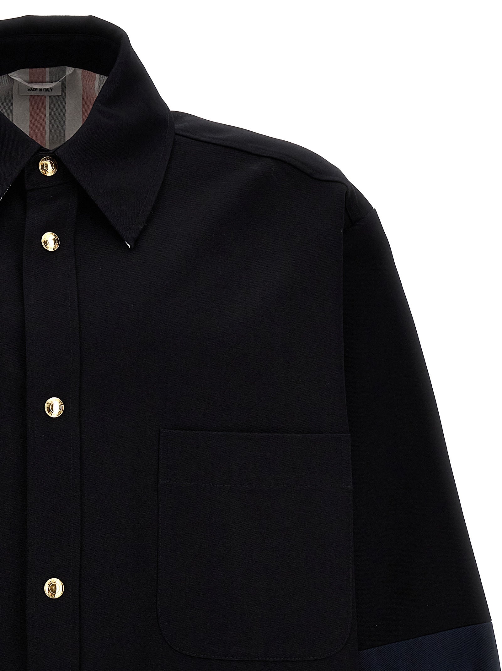 Thom Browne 'Combo Snap' Overshirt