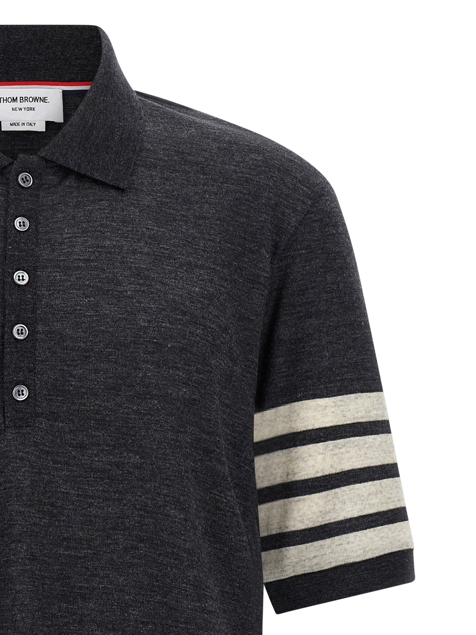 Thom Browne '4Bar' Polo Shirt