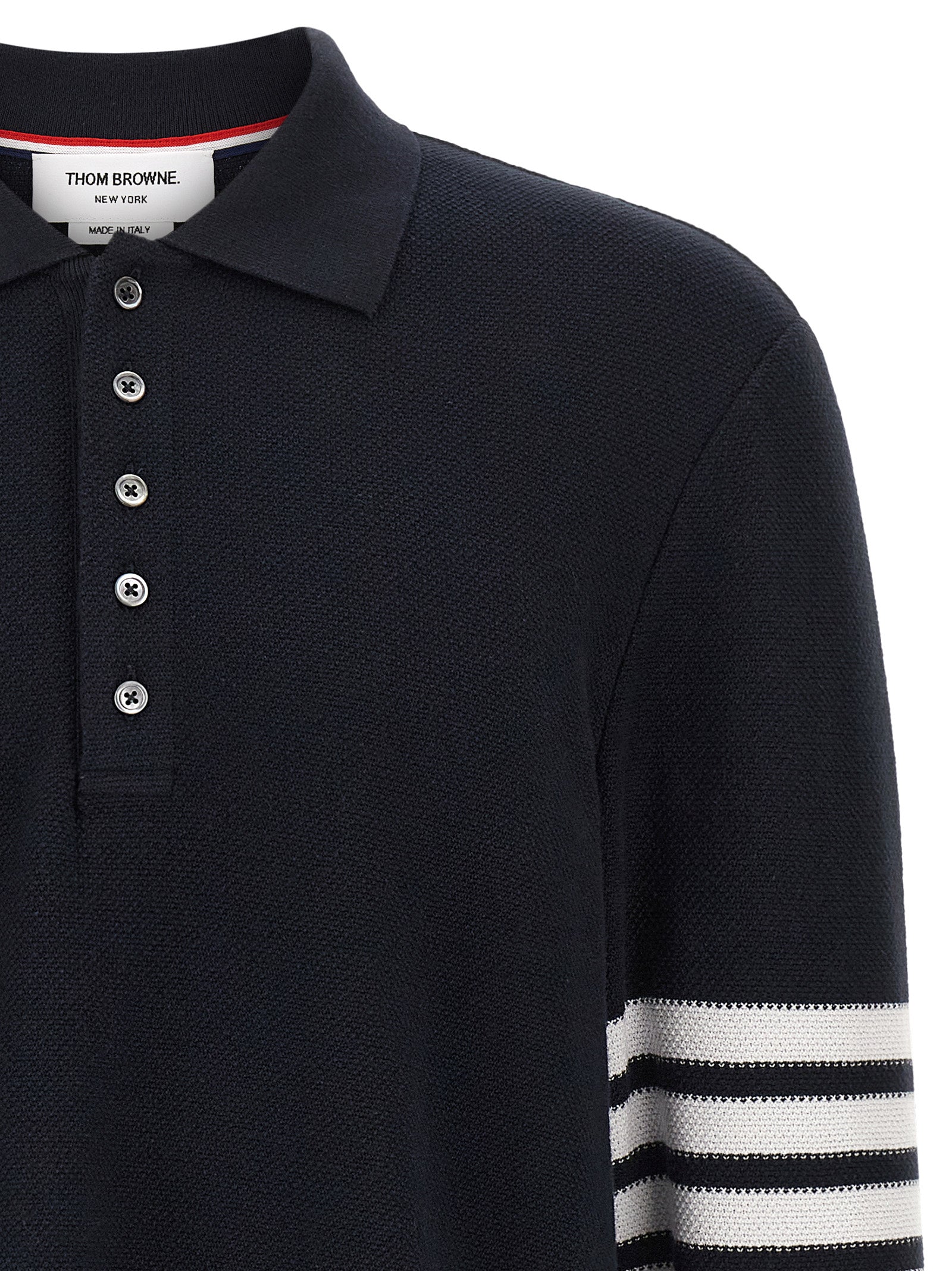 Thom Browne '4 Bar' Polo Shirt