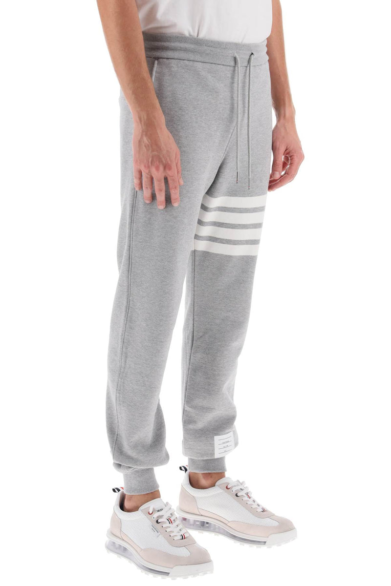 Thom Browne 4-Bar Joggers Grey