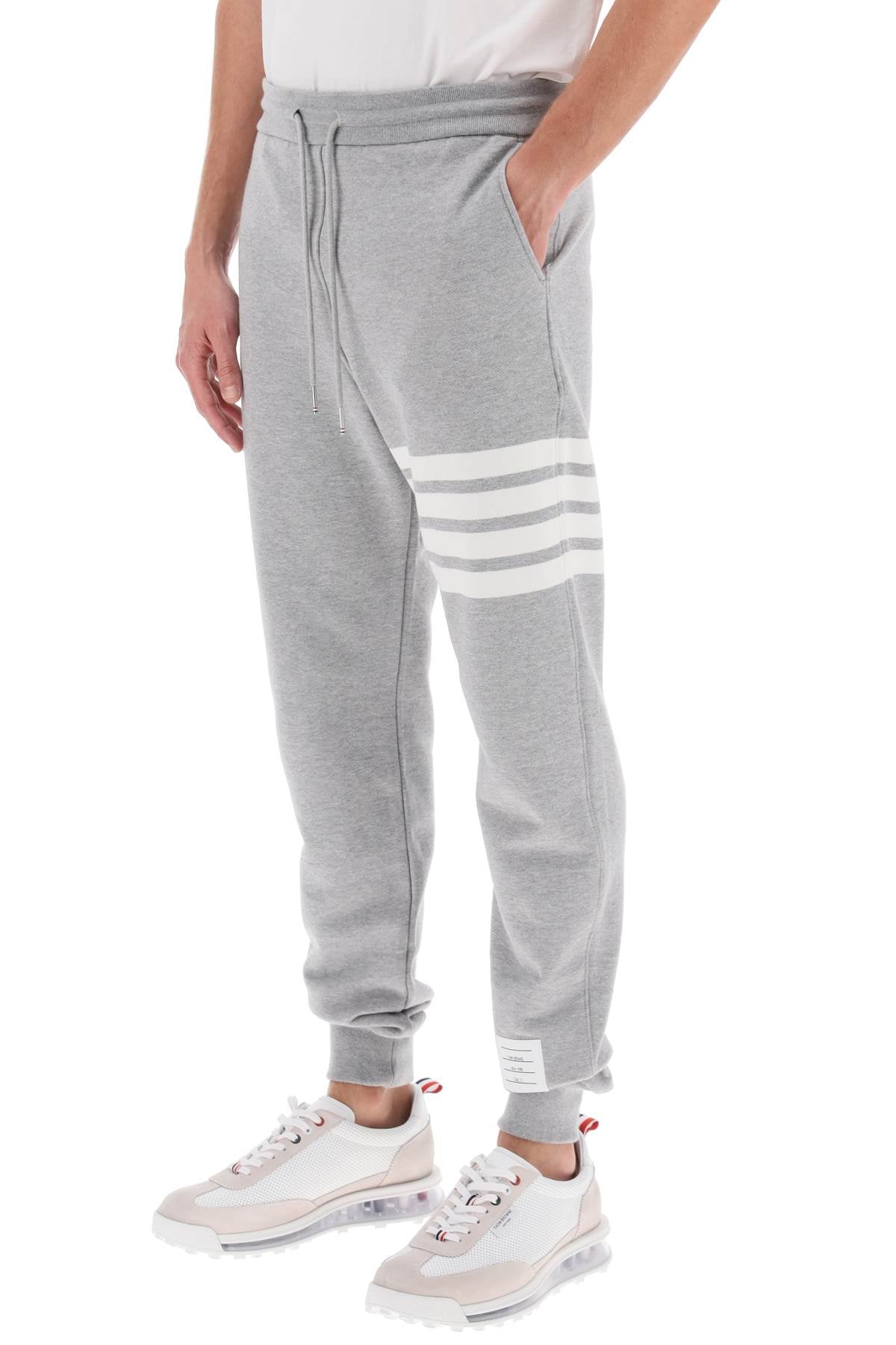 Thom Browne 4-Bar Joggers