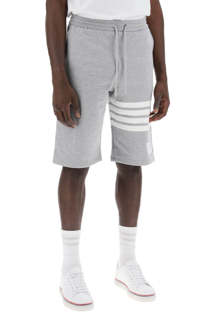 Thom Browne 4-Bar Sweat Shorts Grey