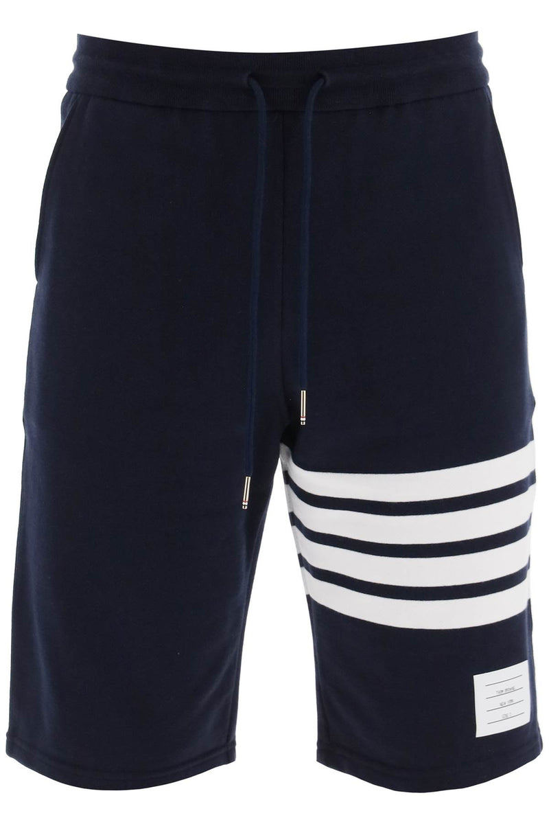 Thom Browne 4-Bar Sweat Shorts Blue