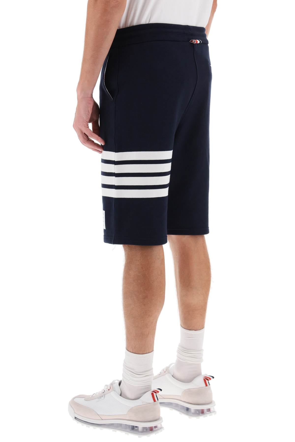 Thom Browne 4-Bar Sweat Shorts Blue