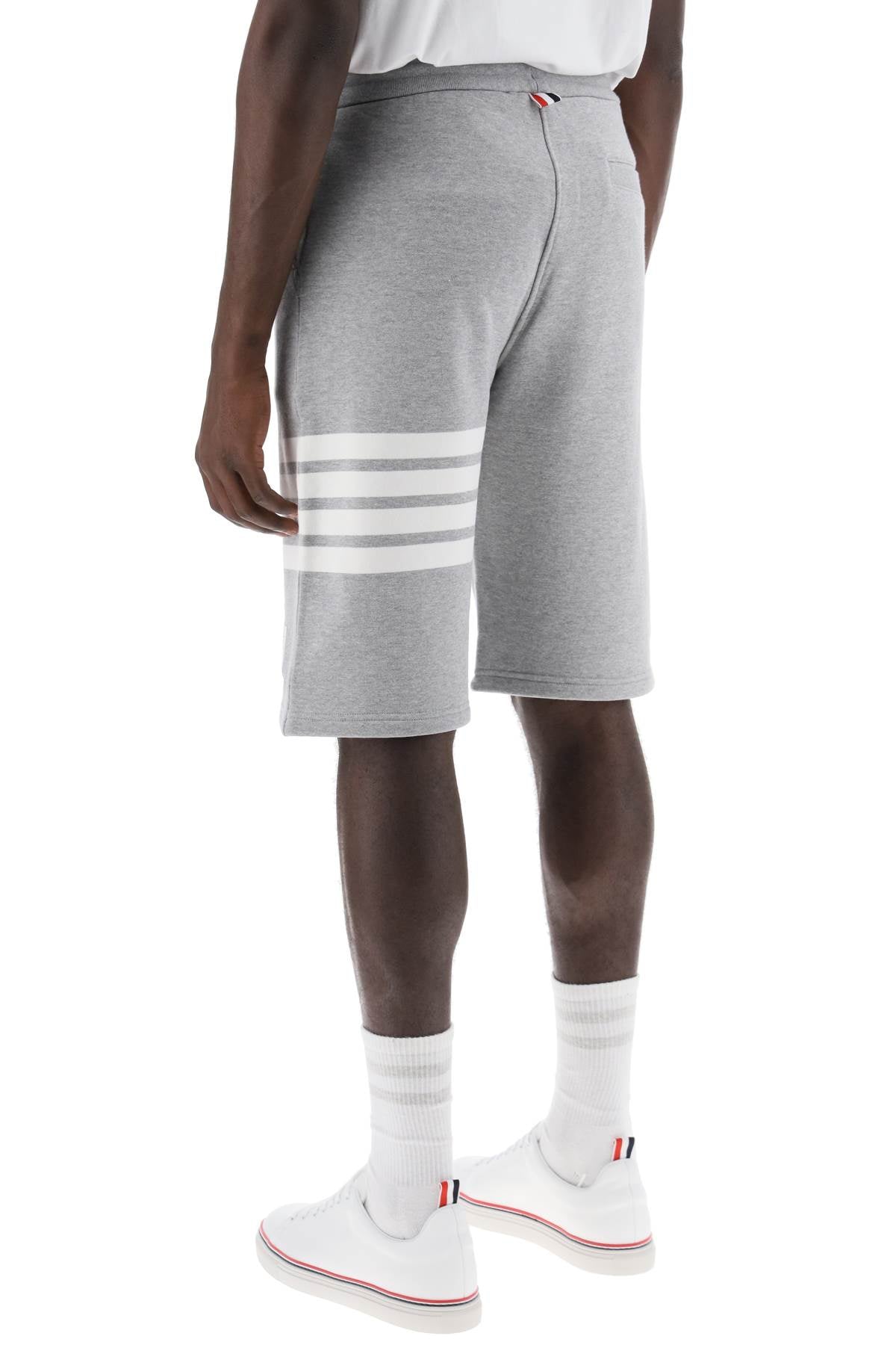 Thom Browne 4-Bar Sweat Shorts Grey