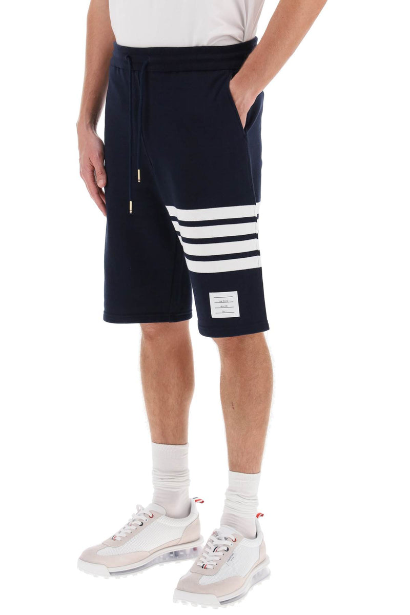 Thom Browne 4-Bar Sweat Shorts Blue