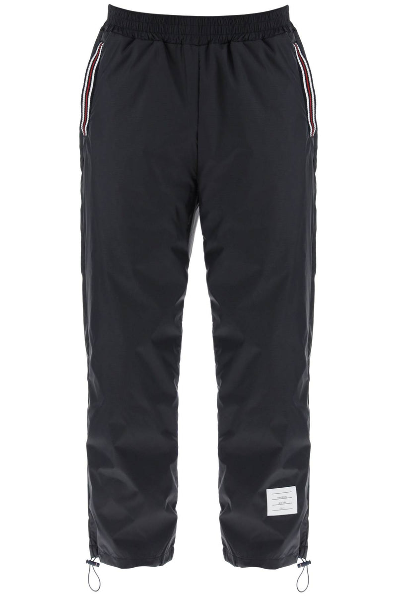 Thom Browne Cricket Stripe Ripstop Pants For Blue