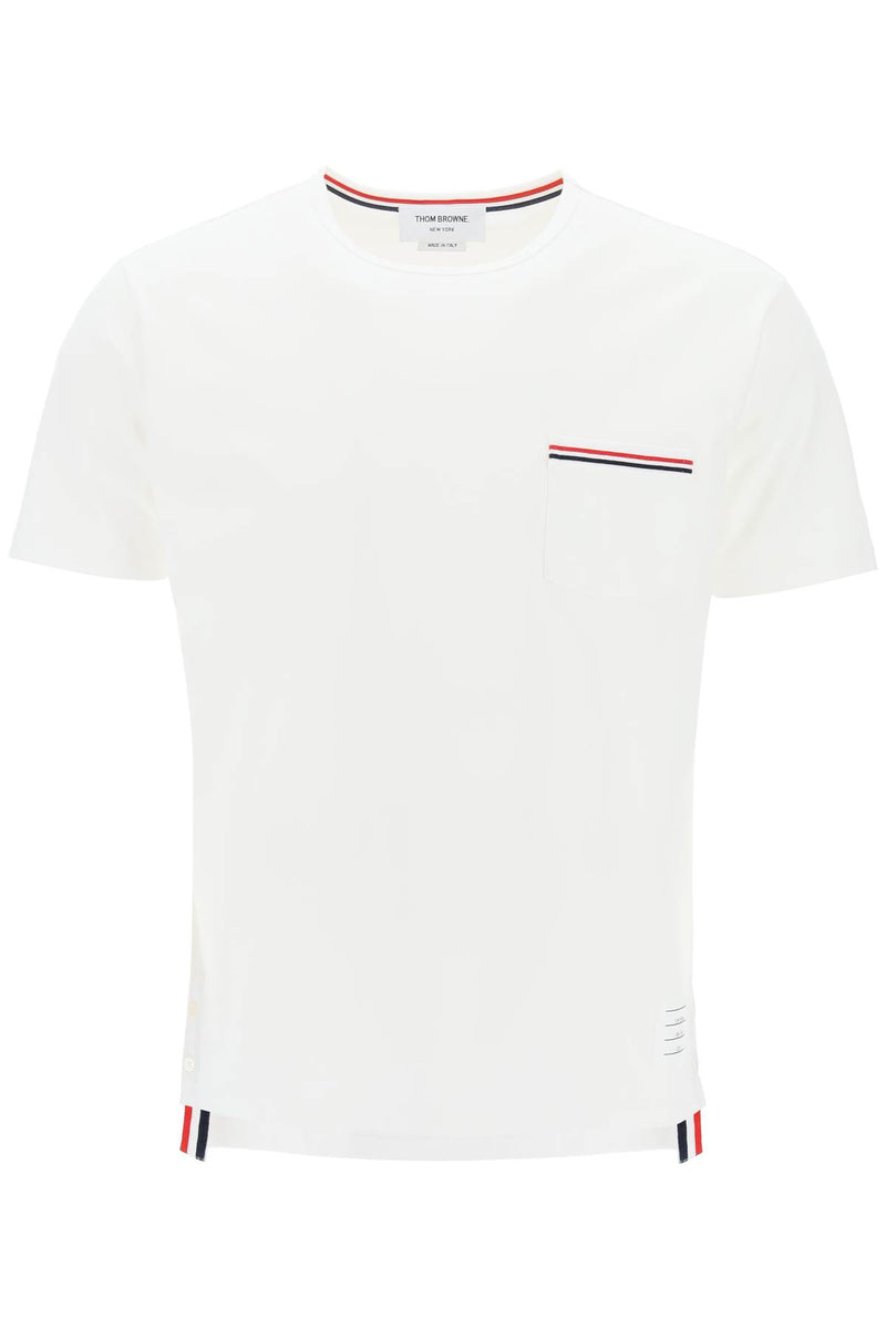 Thom Browne Rwb Pocket T-Shirt White