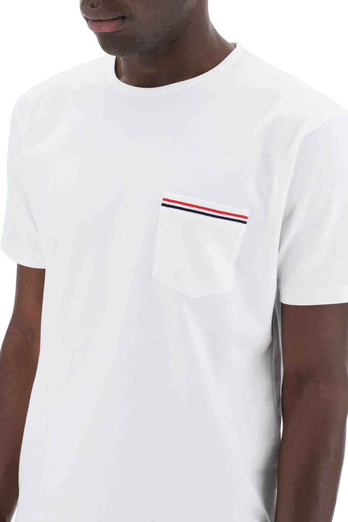 Thom Browne Rwb Pocket T-Shirt