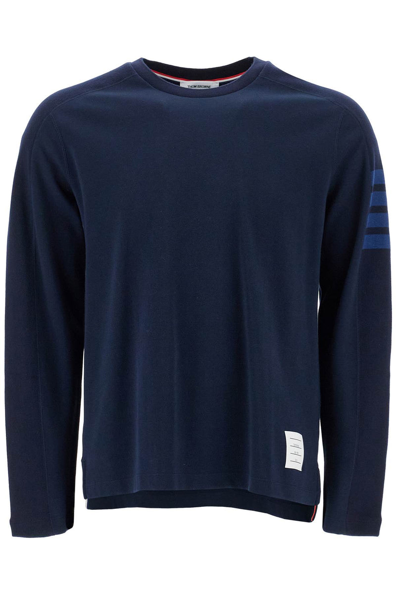 Thom Browne Long-Sleeved 4-Bar Blue