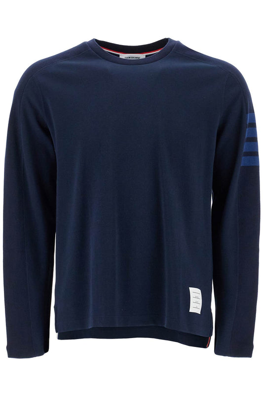 Thom Browne Long-Sleeved 4-Bar Blue