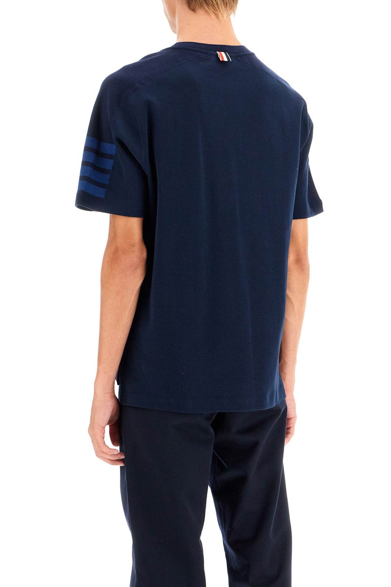 Thom Browne Round Neck 4-St Blue