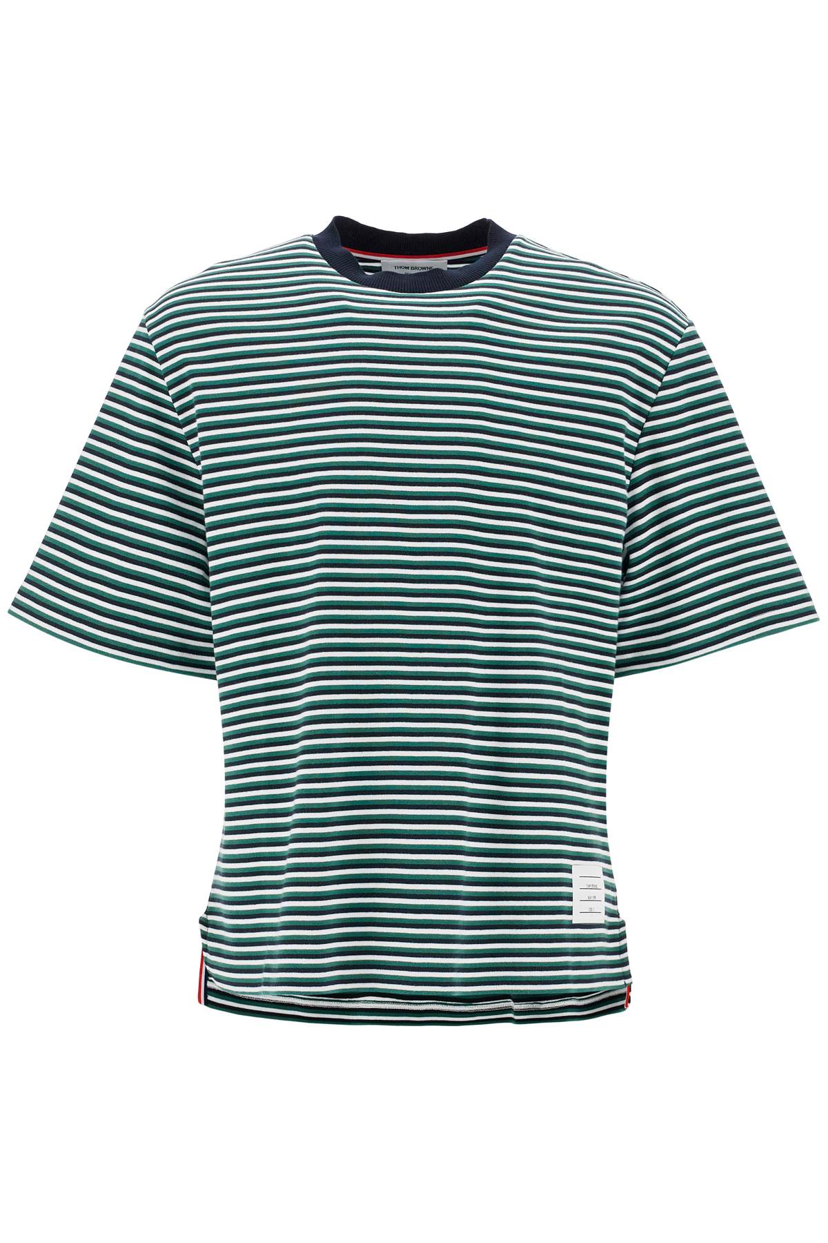 Thom Browne Striped Oversized Jersey T-Shirt