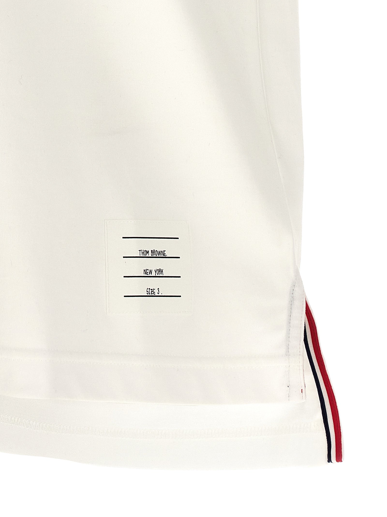Thom Browne 'Rwb Knit Trim' T-Shirt
