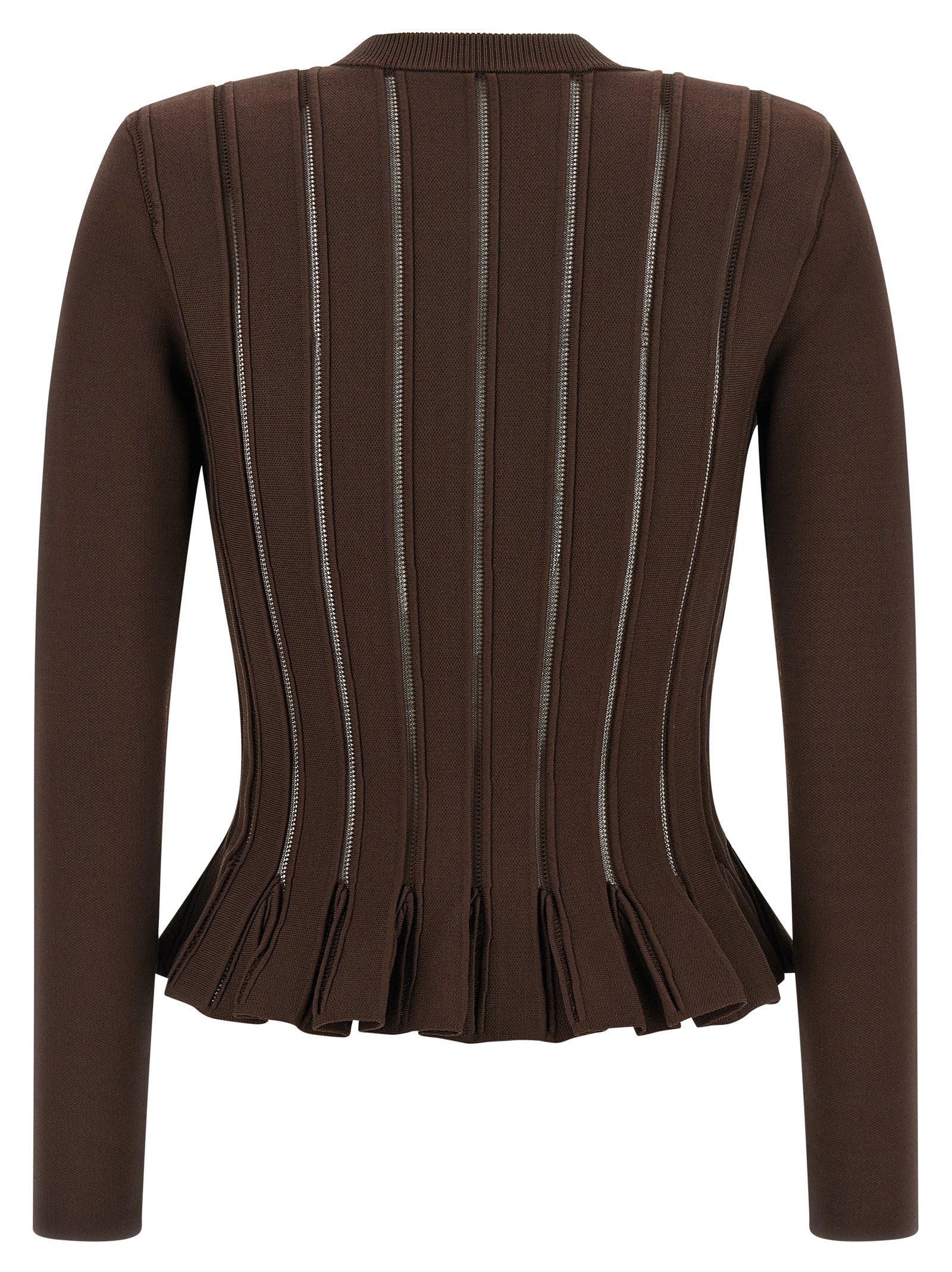 Elisabetta Franchi Cardigan Trama À Jour