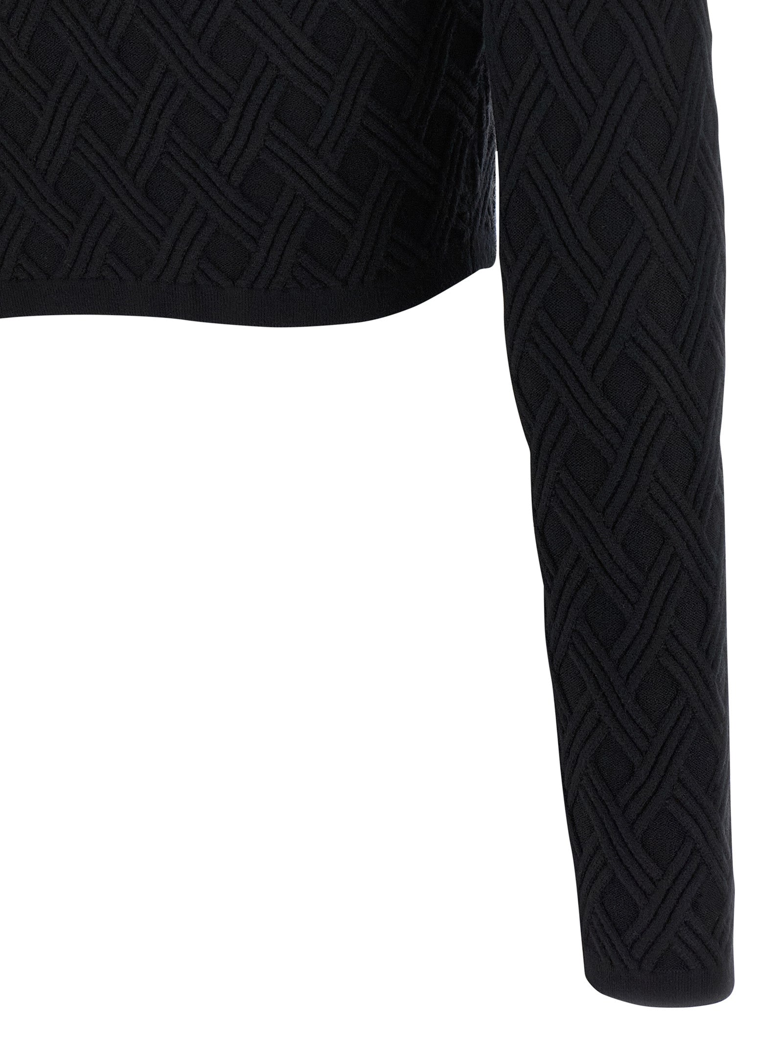 Elisabetta Franchi Jewel Zip Puller Cardigan