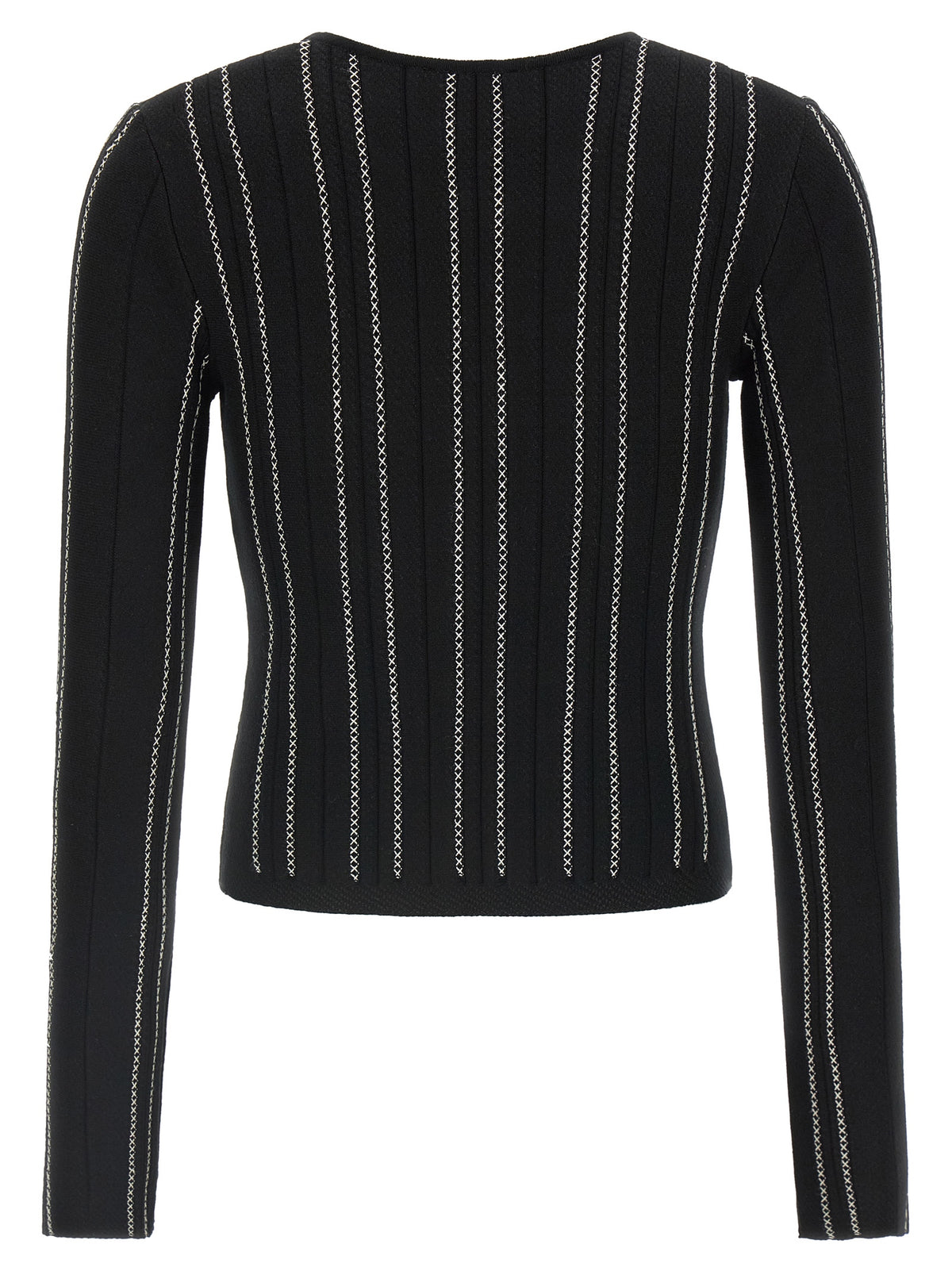 Elisabetta Franchi Cropped Knit Cardigan