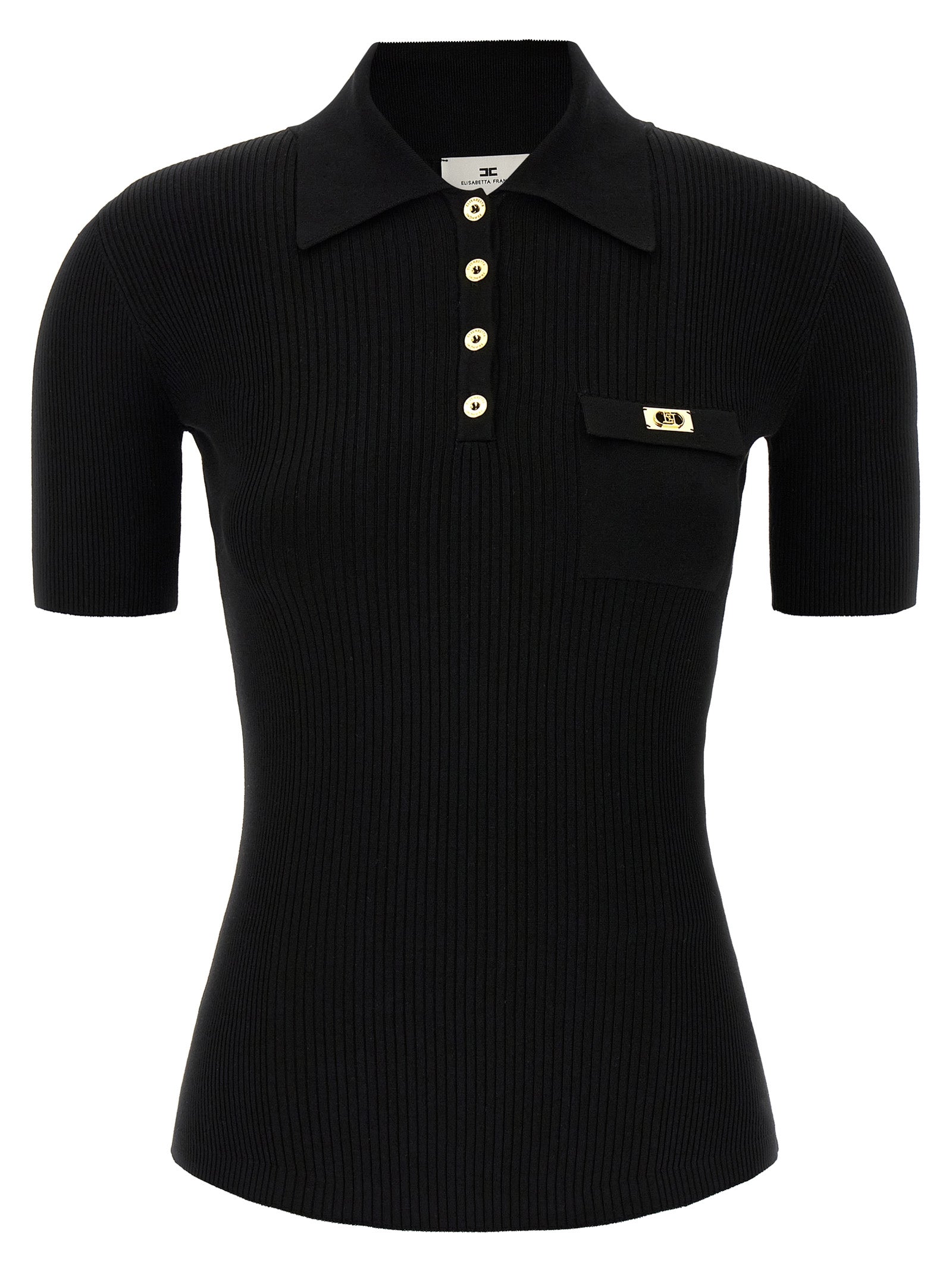 Elisabetta Franchi Logo Polo Shirt