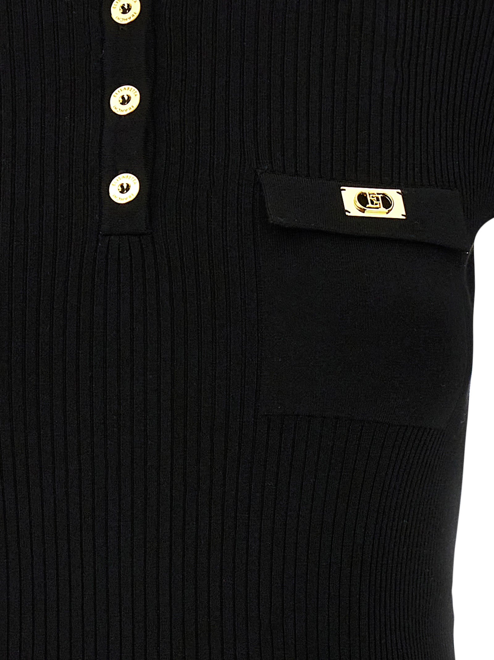 Elisabetta Franchi Logo Polo Shirt