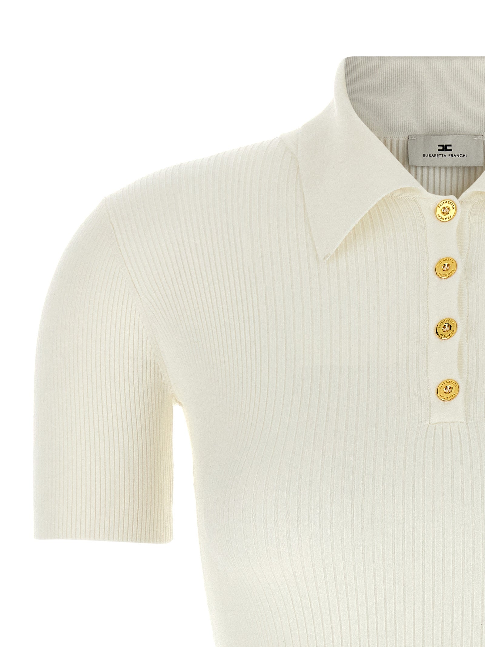 Elisabetta Franchi Logo Polo Shirt