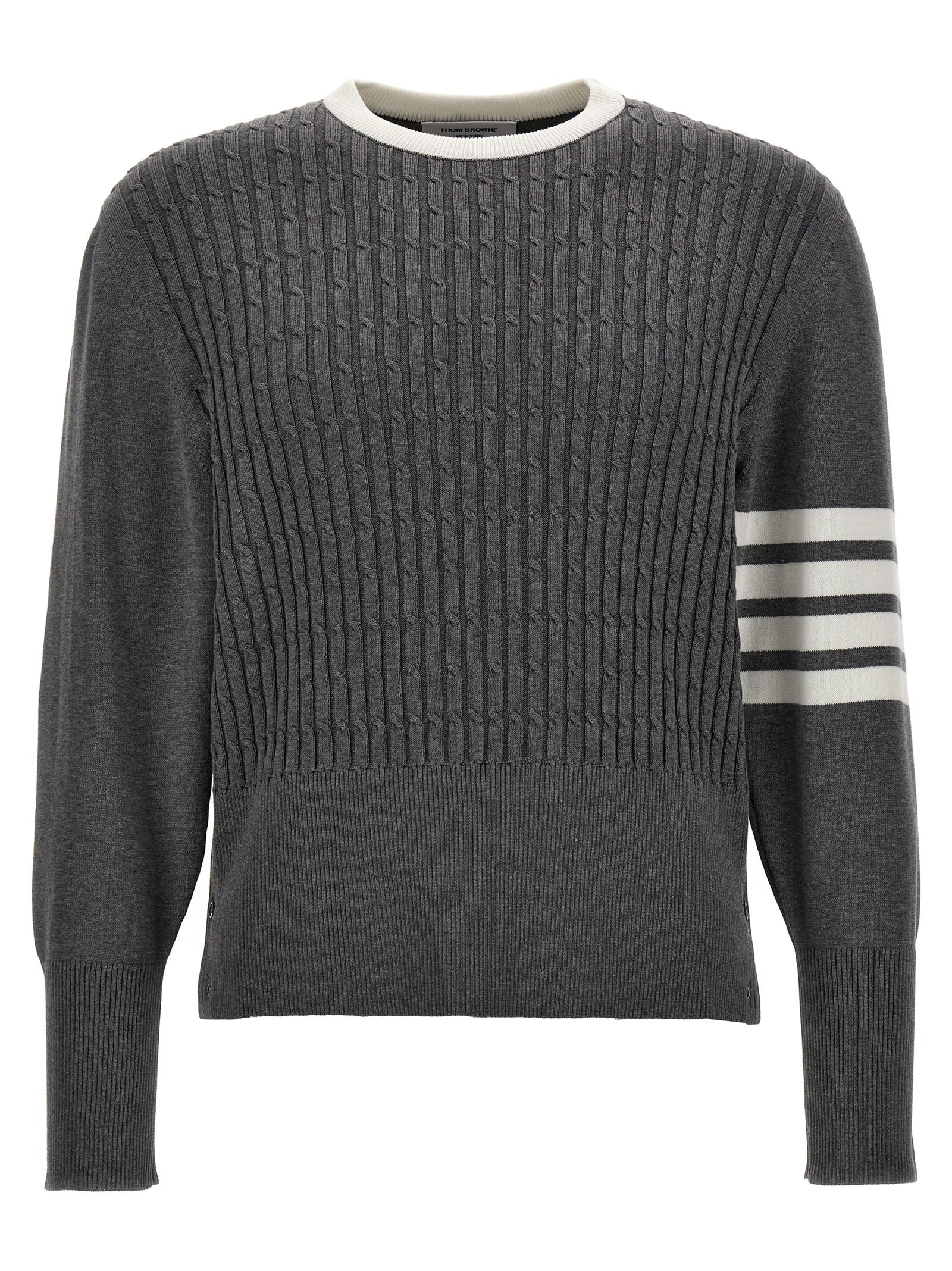 Thom Browne 'Placed Baby Cable' Sweater